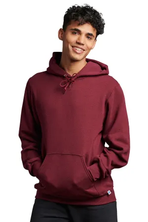 Russell Athletic Herren Dri-Power Feuchtigkeitstransportierende Kapuzenpullover Hoodie mit Beuteltasche - Kastanienbraun
