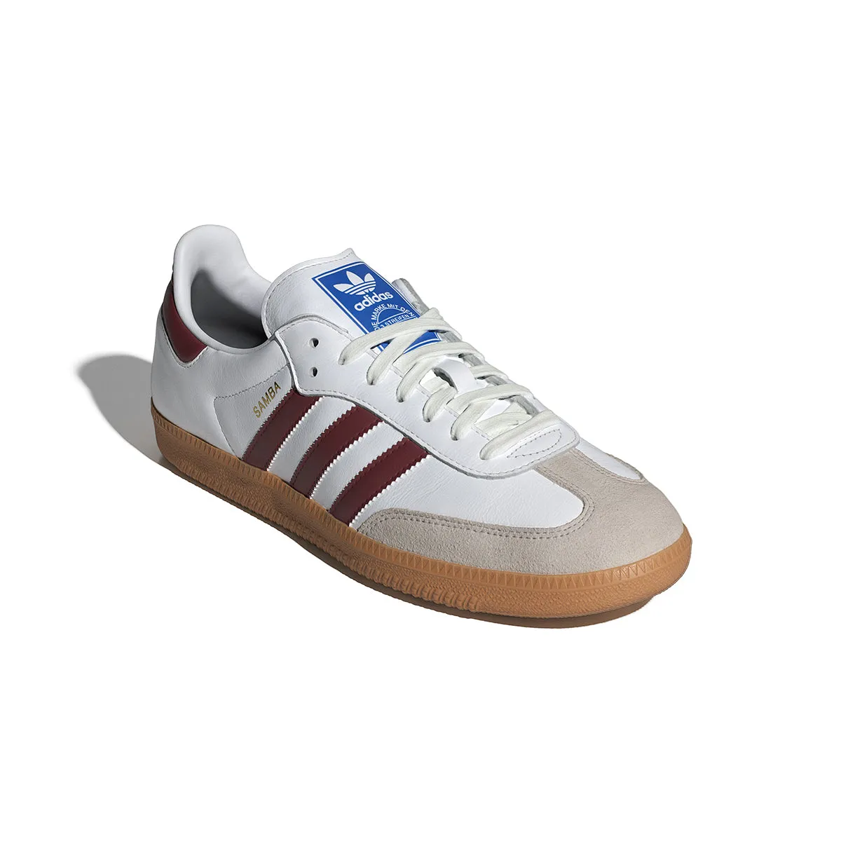 Samba OG 'Weiß Collegiate Burgunder'