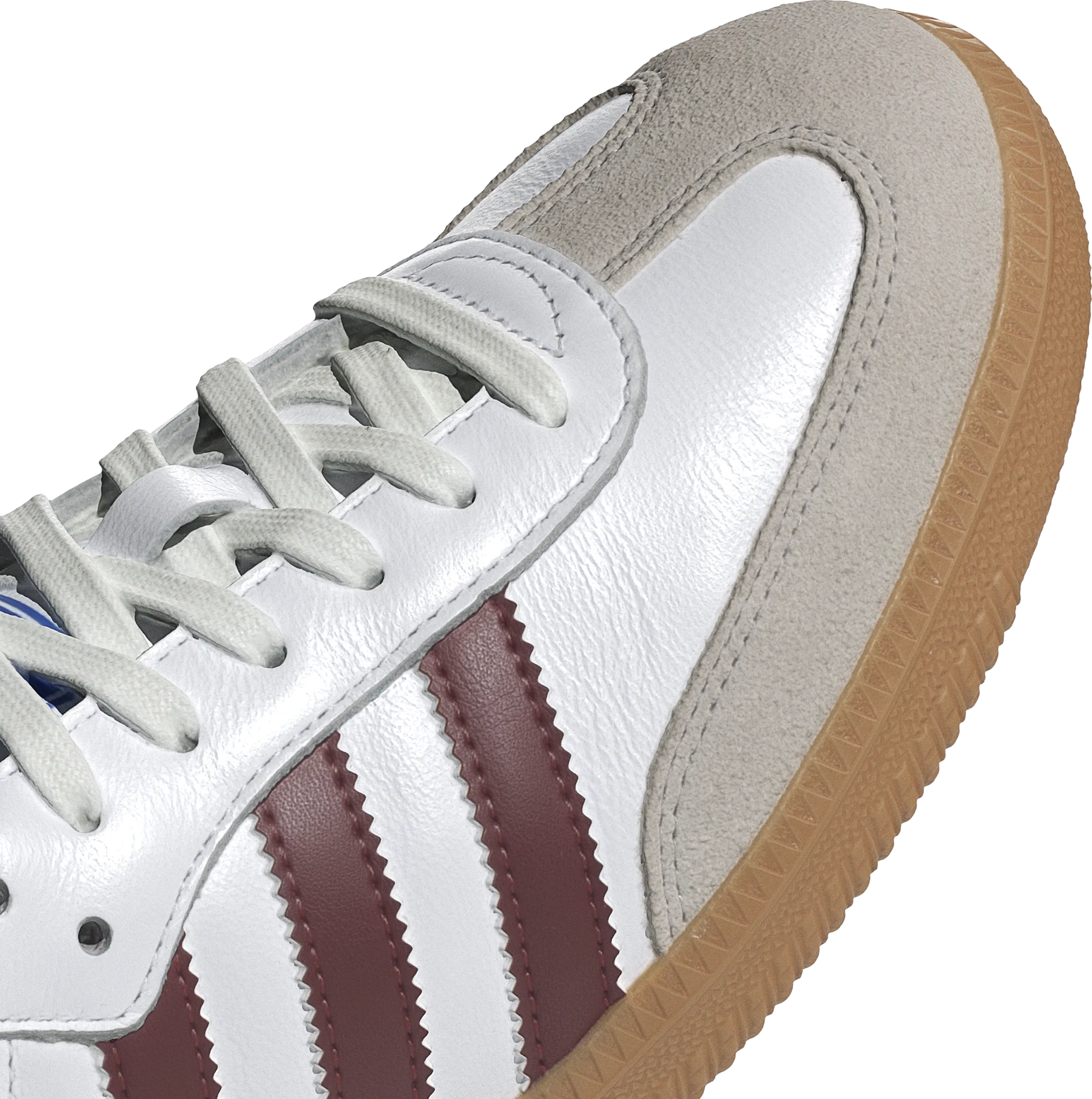Samba OG 'Weiß Collegiate Burgunder'