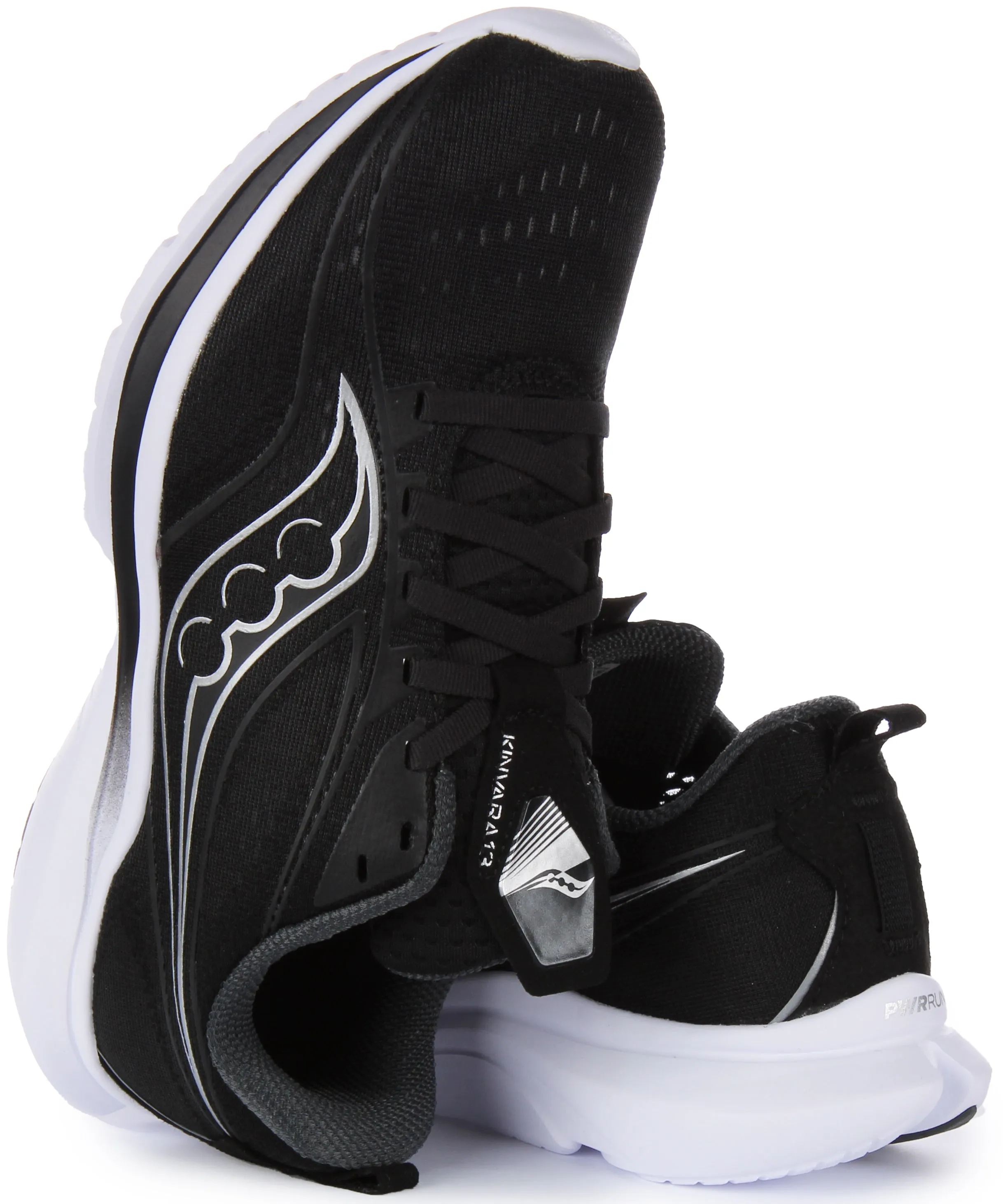Saucony Kinvara 13 in Schwarz Silber für Damen Schuhe Saucony