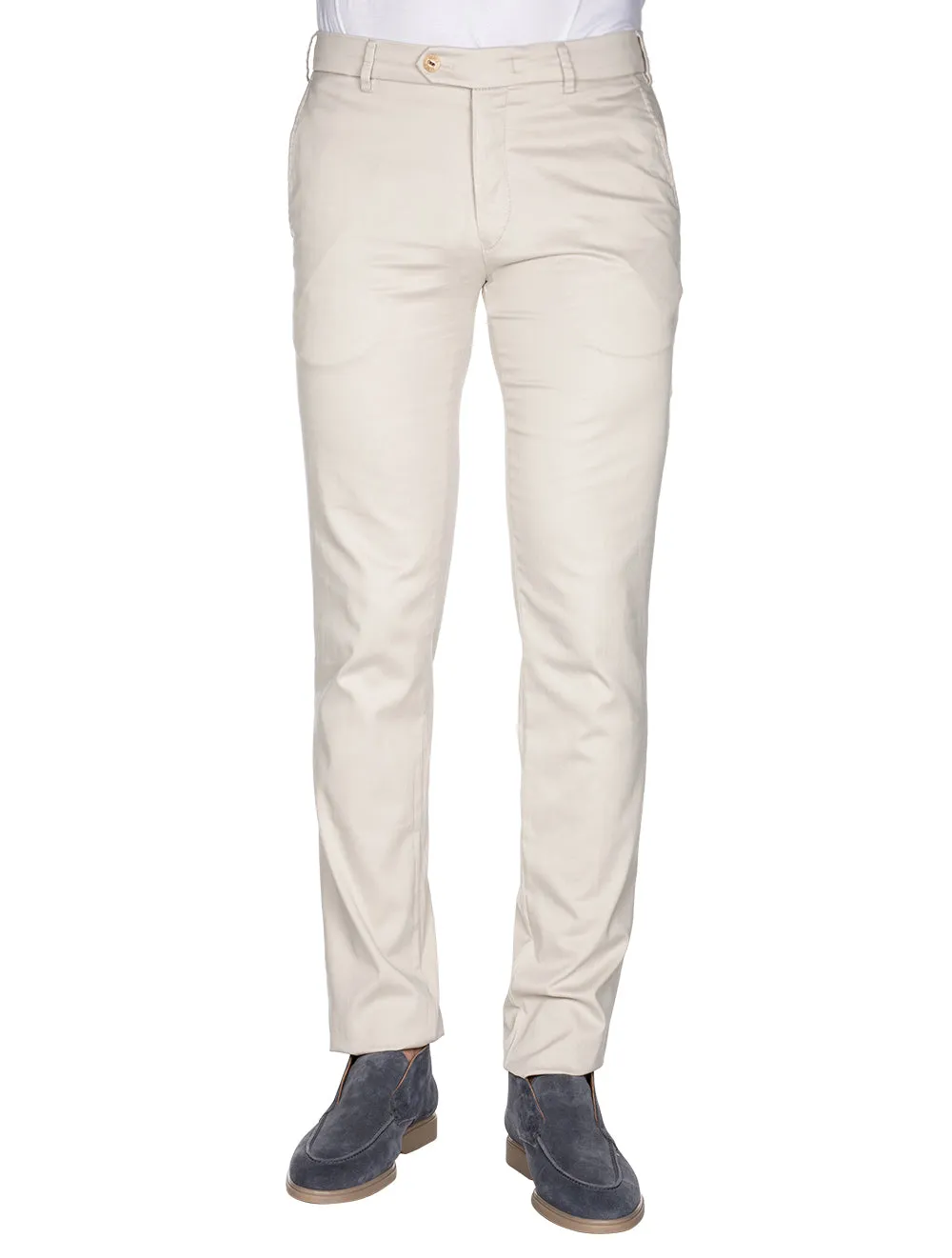 Meeresinsel-Baumwoll-Chino Beige