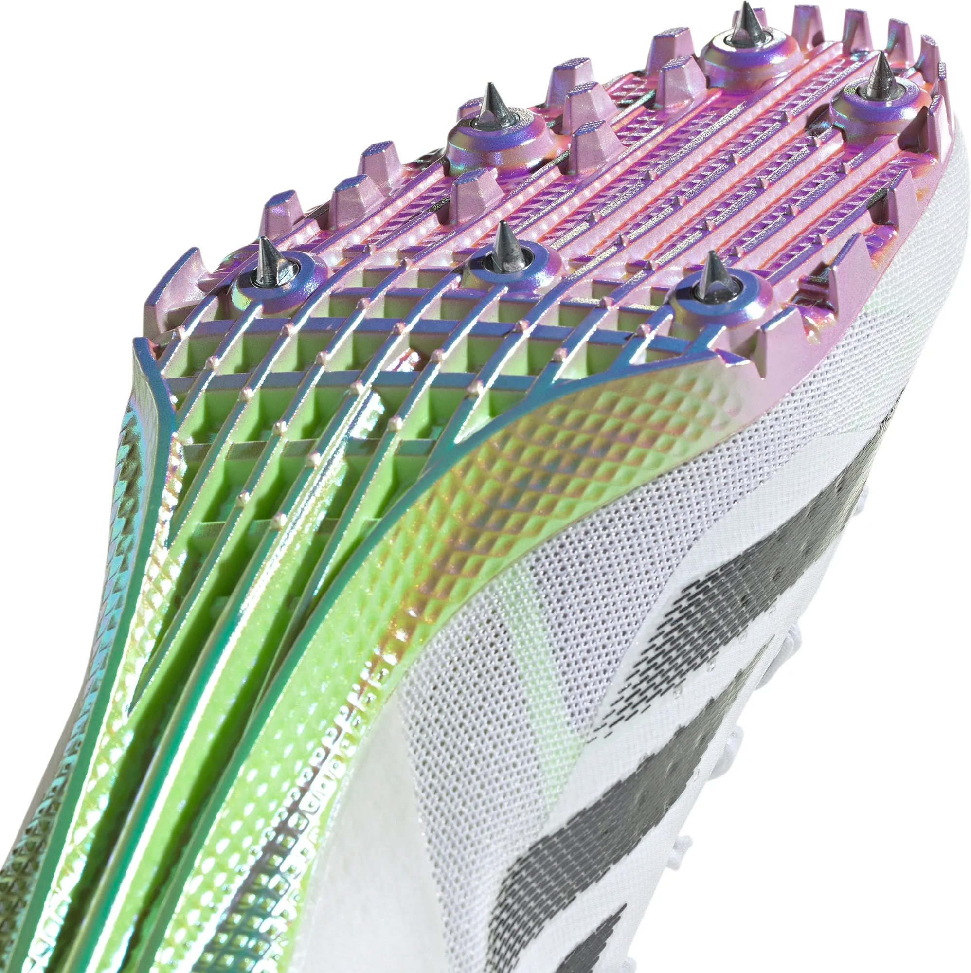 Schuhe Adidas Damen adidas Adizero Finesse Laufspikes - Weiß