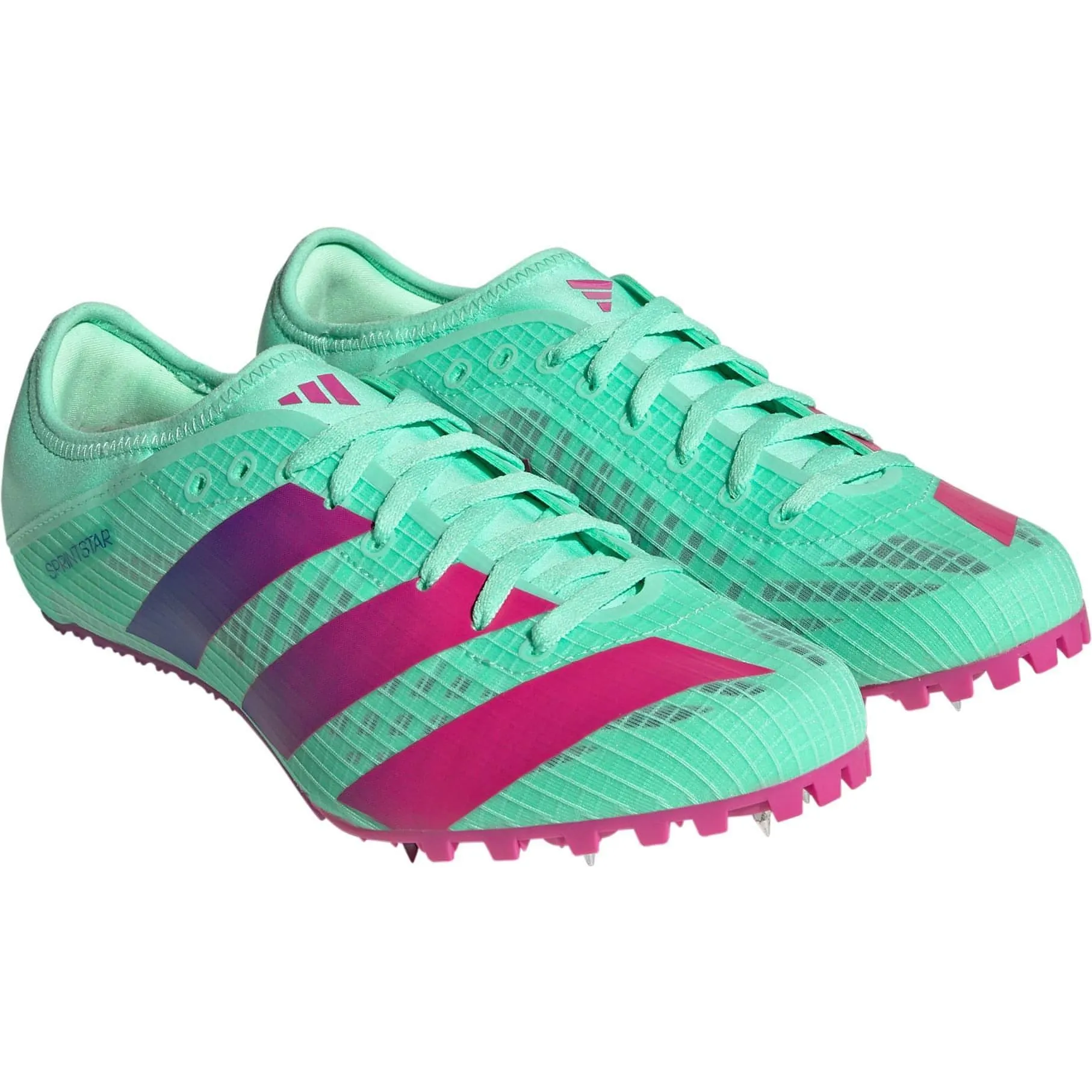 Schuhe Adidas Damen adidas Sprintstar Laufspikes - Grün