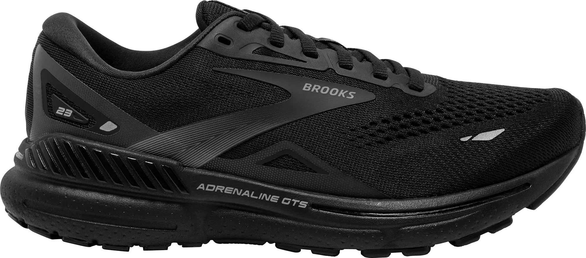 Schuhe Brooks Brooks Adrenaline GTS 23 WEITE PASSFORM (4E) Herren Laufschuhe - Schwarz
