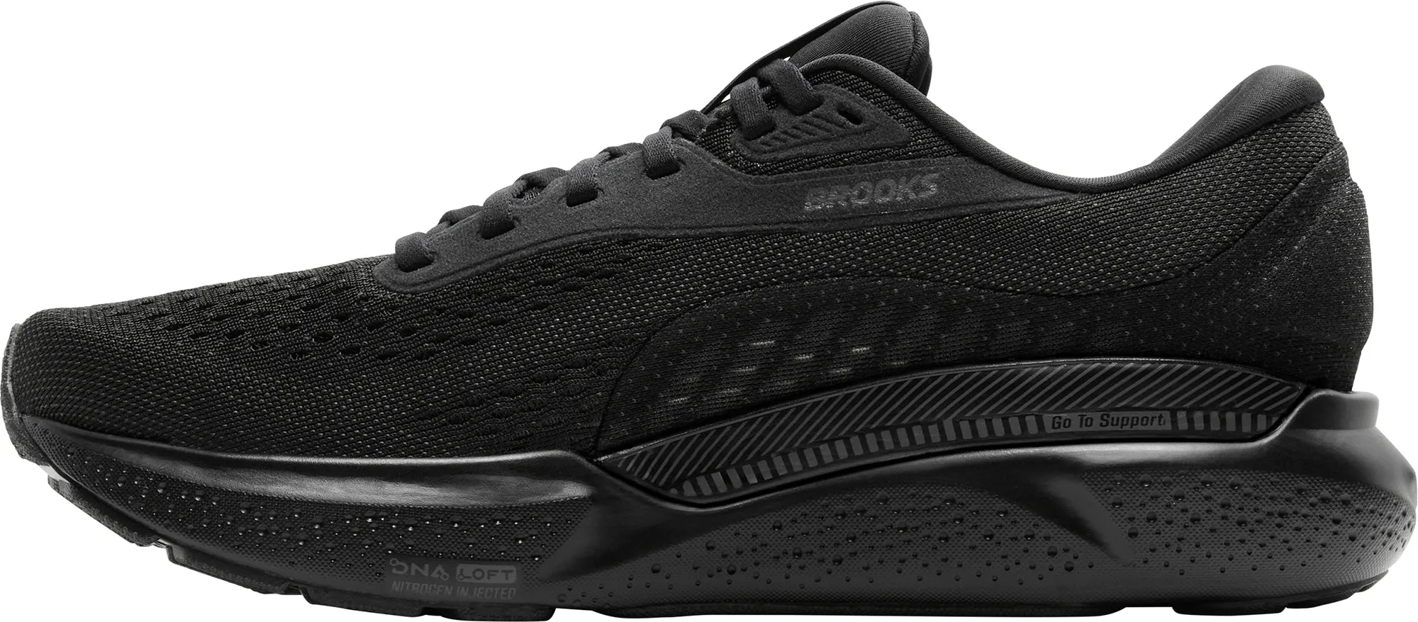 Schuhe Brooks Brooks Adrenaline GTS 24 WEITE PASSFORM (4E) Herren Laufschuhe - Schwarz