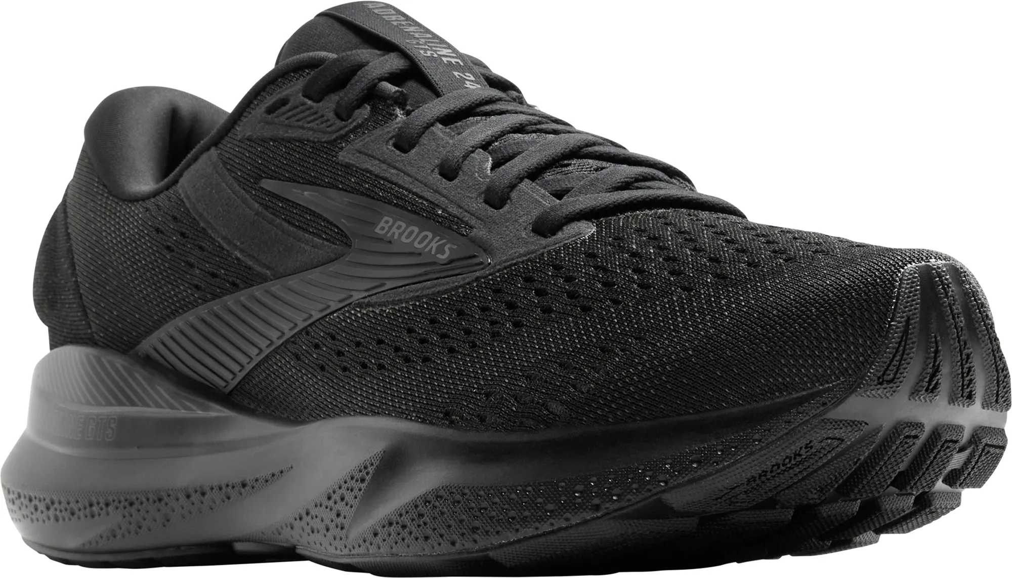 Schuhe Brooks Brooks Adrenaline GTS 24 WEITE PASSFORM (4E) Herren Laufschuhe - Schwarz