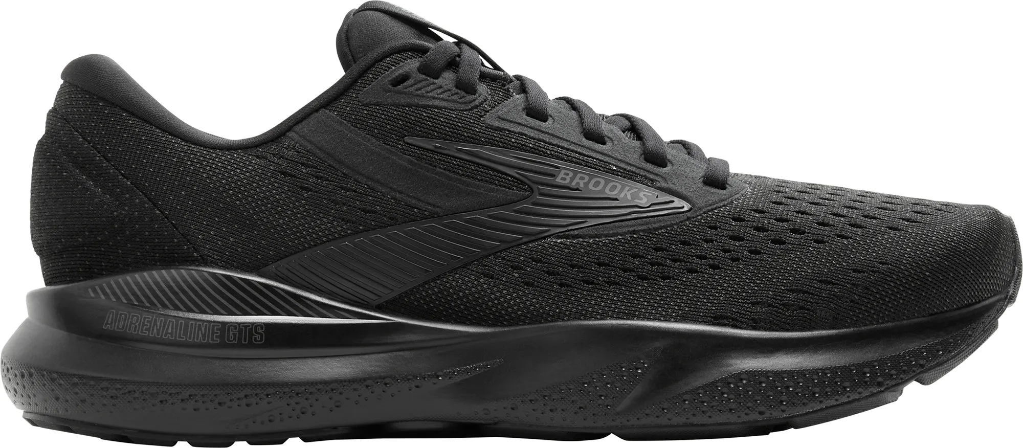 Schuhe Brooks Brooks Adrenaline GTS 24 WEITE PASSFORM (4E) Herren Laufschuhe - Schwarz