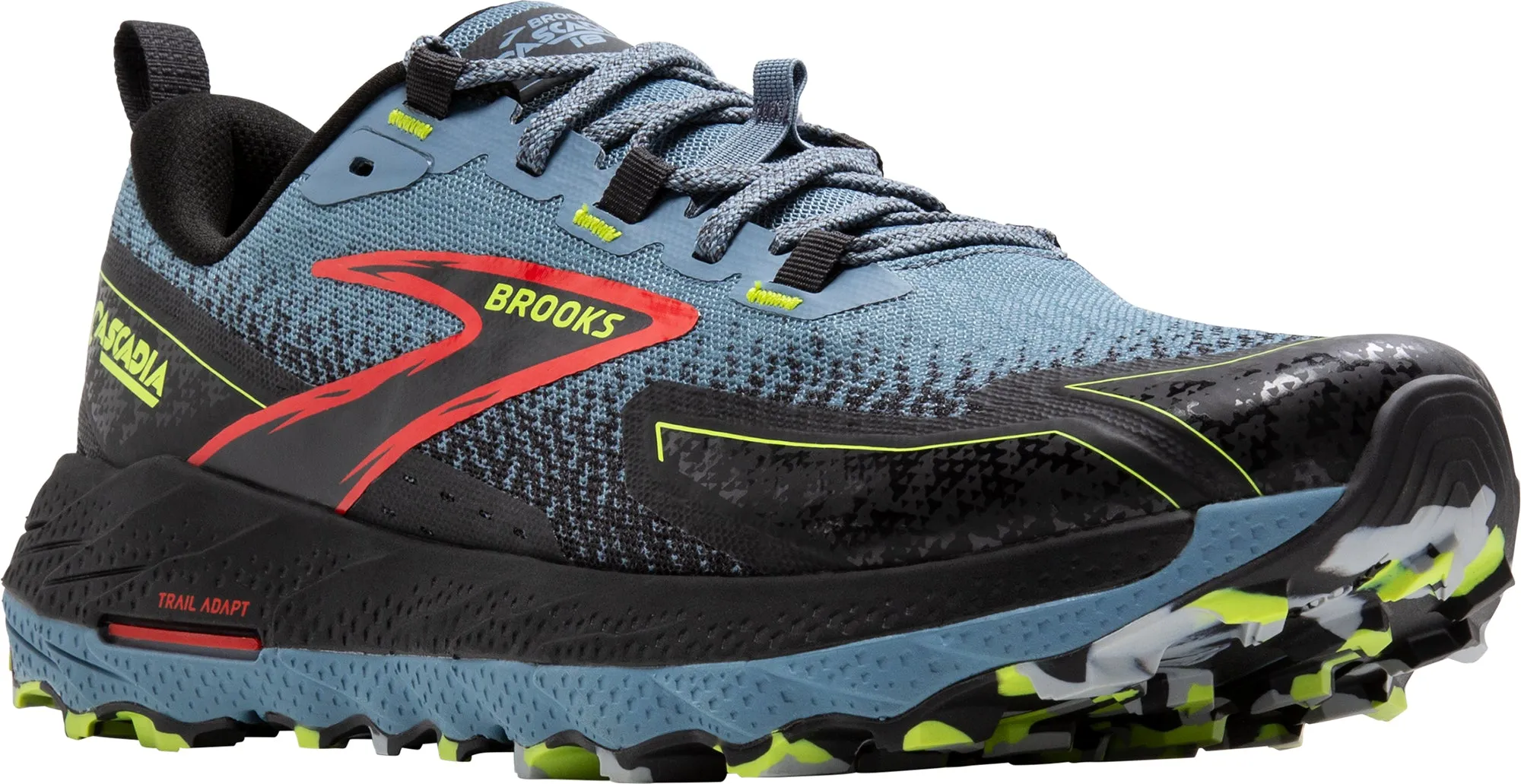 Schuhe Brooks Brooks Cascadia 18 WEITE PASSFORM Herren Trailrunning-Schuhe - Blau