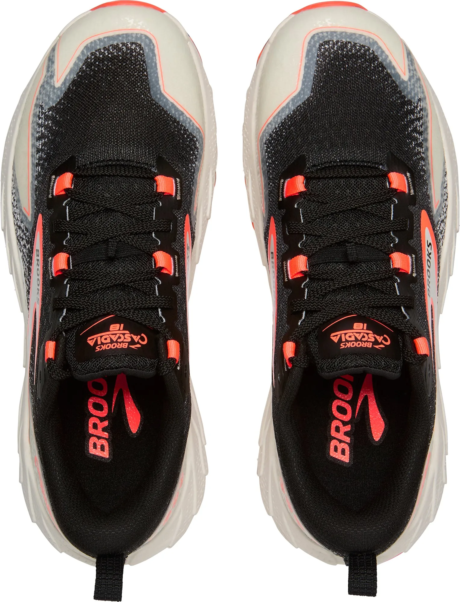 Schuhe Brooks Brooks Cascadia 18 Damen Trail Running Schuhe - Schwarz