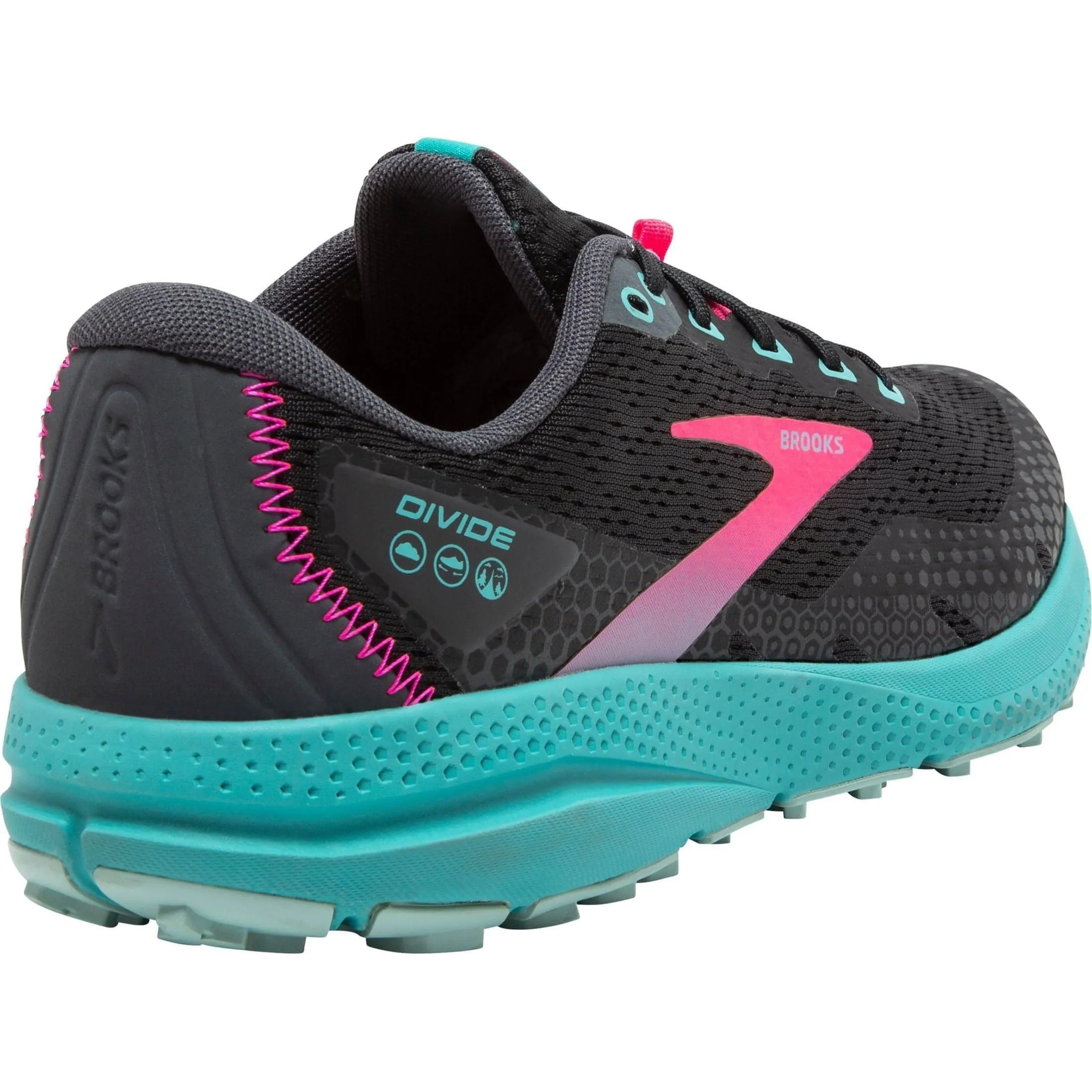Schuhe Brooks Brooks Divide 3 Damen Trailrunning Schuhe - Schwarz