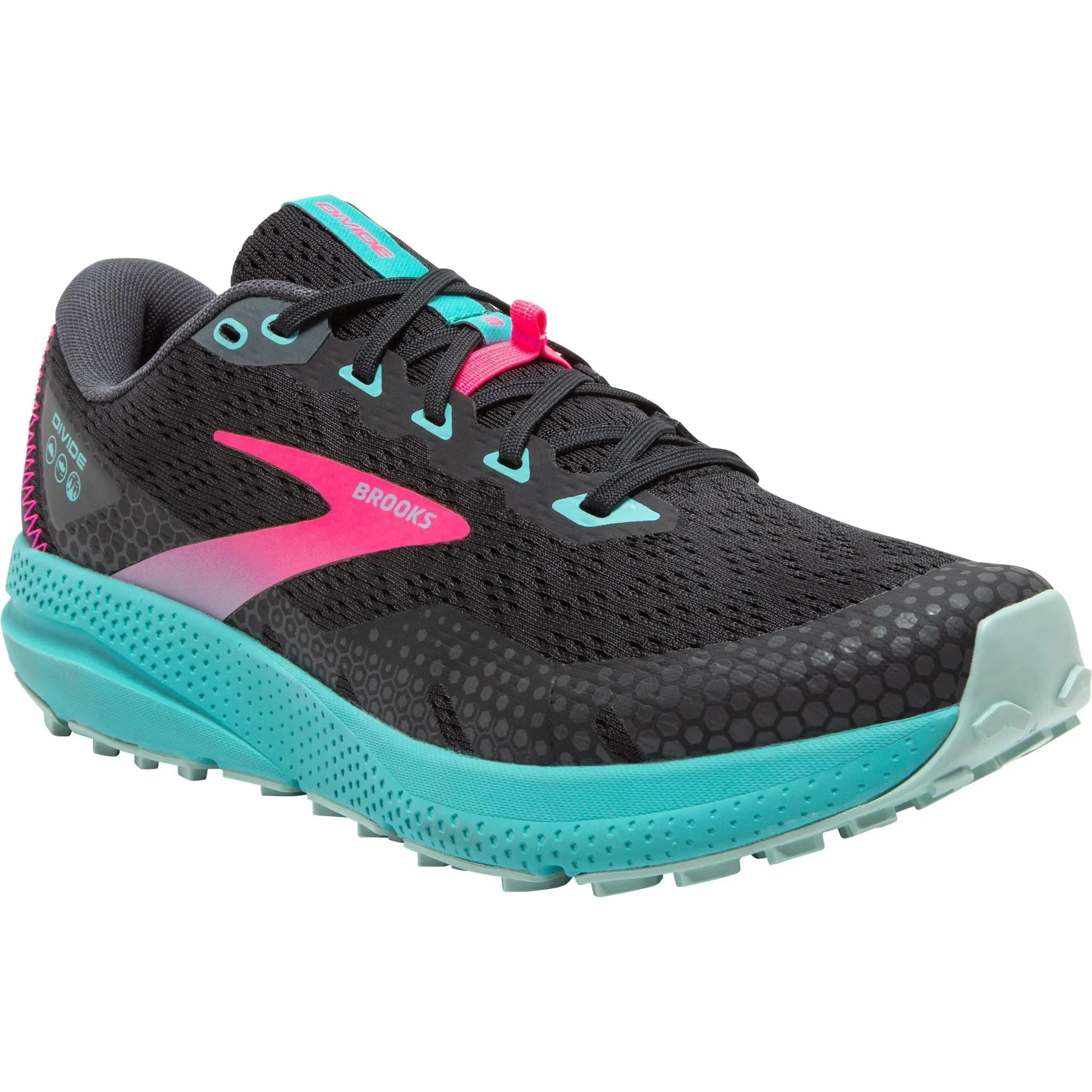Schuhe Brooks Brooks Divide 3 Damen Trailrunning Schuhe - Schwarz