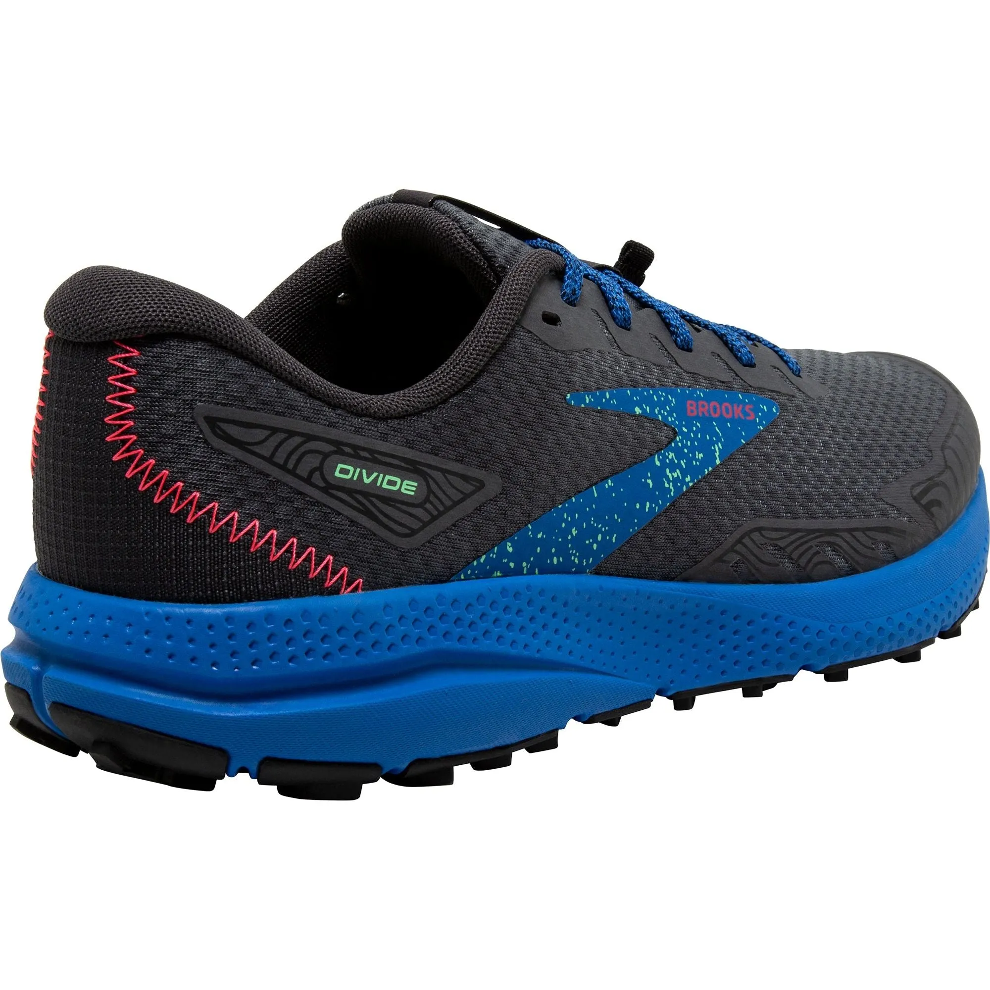 Schuhe Brooks Brooks Divide 4 Herren Trailrunning Schuhe - Schwarz
