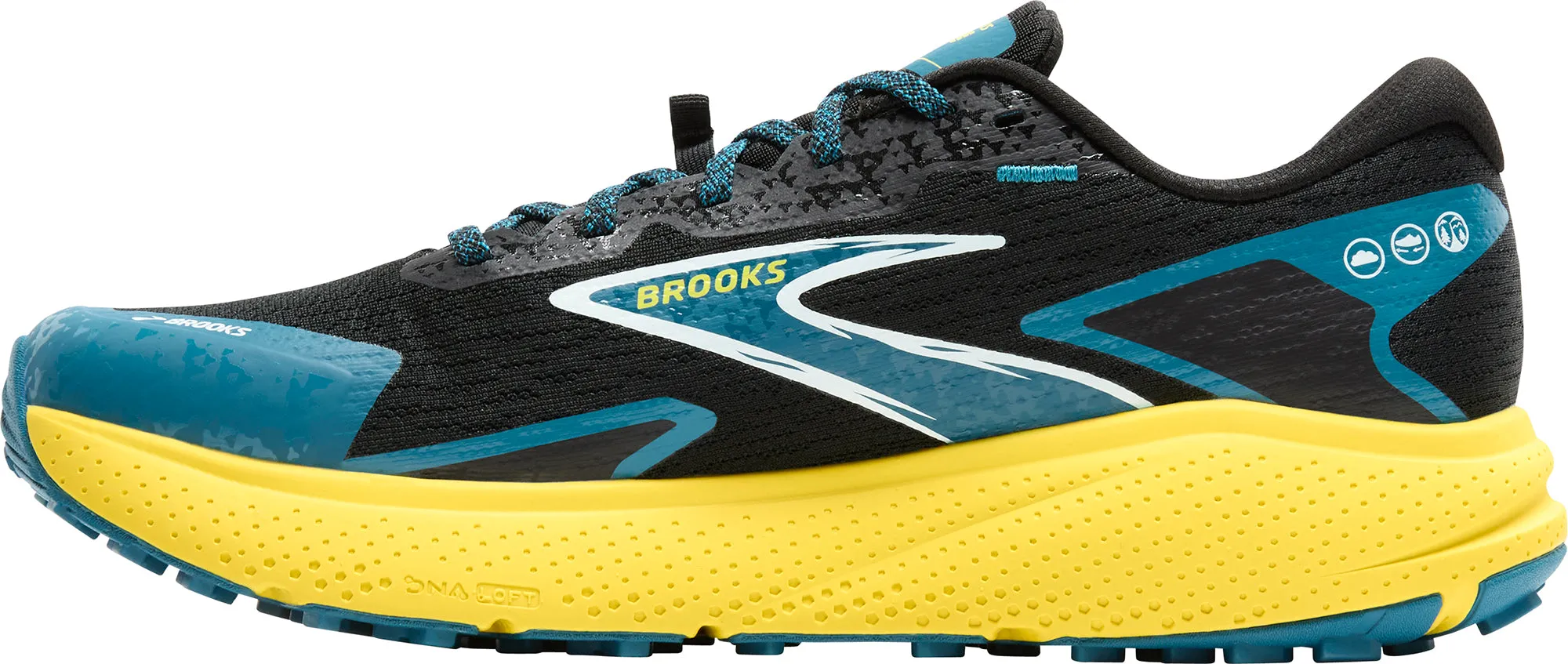 Schuhe Brooks Brooks Divide 5 Herren Trailrunning-Schuhe - Schwarz