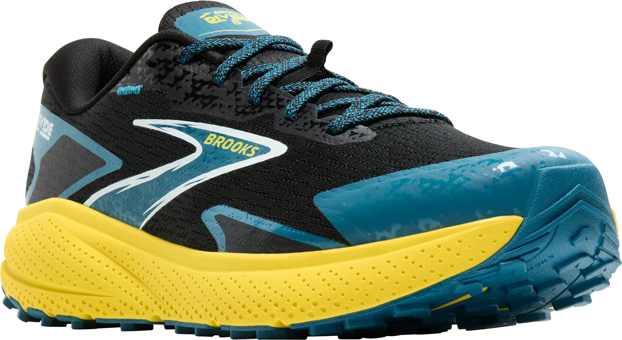 Schuhe Brooks Brooks Divide 5 Herren Trailrunning-Schuhe - Schwarz