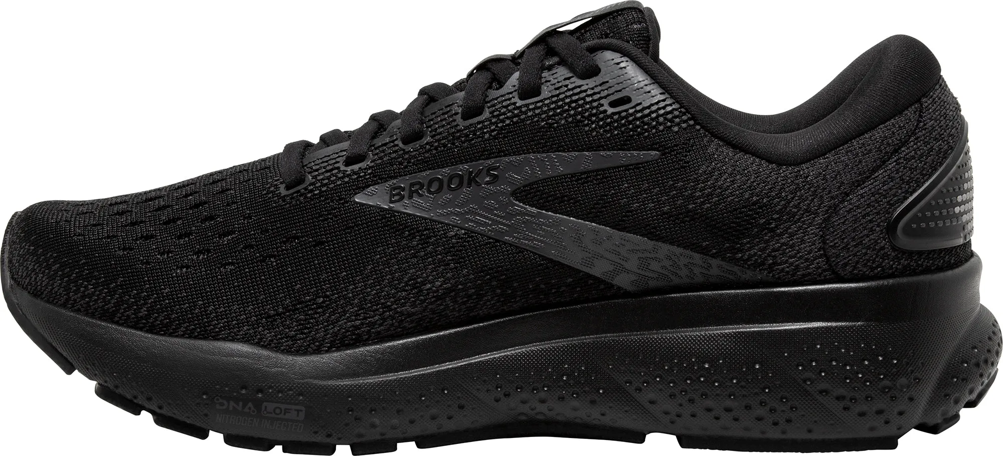 Schuhe Brooks Brooks Ghost 16 WEITE PASSFORM Damen Laufschuhe - Schwarz