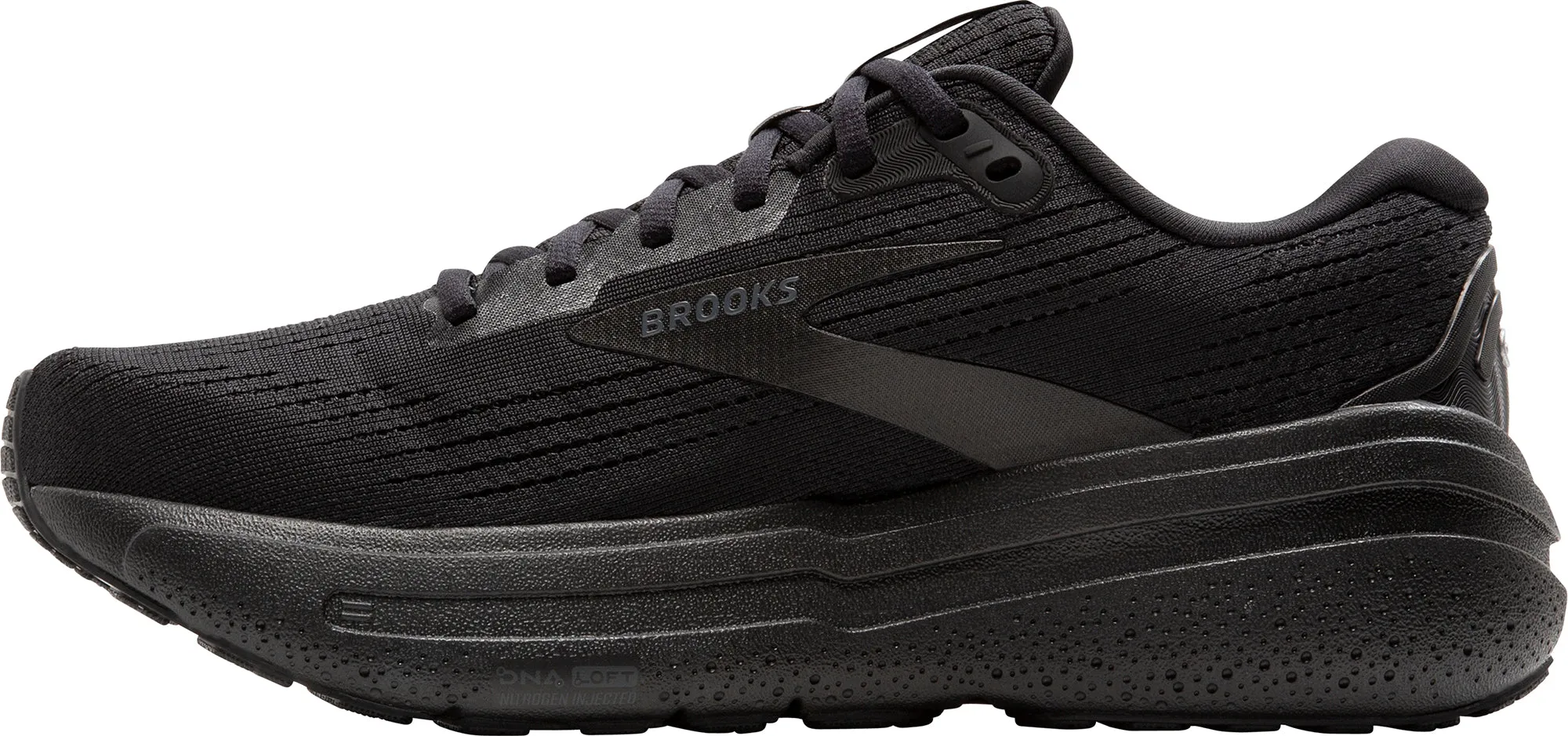 Schuhe Brooks Brooks Ghost Max 2 WEITE PASSFORM (2E) Damen Laufschuhe - Schwarz