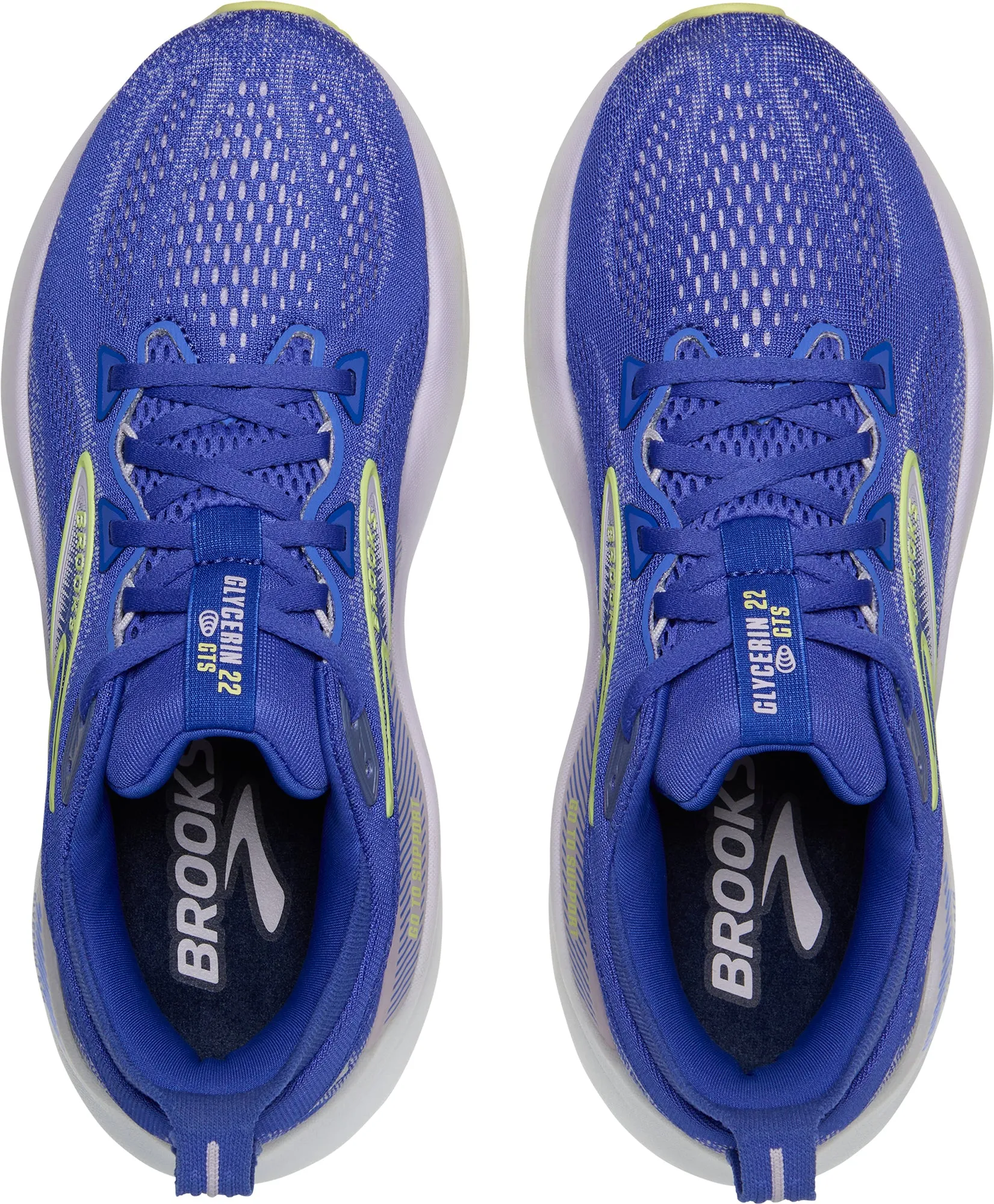 Schuhe Brooks Brooks Glycerin GTS 22 Damen Laufschuhe - Blau