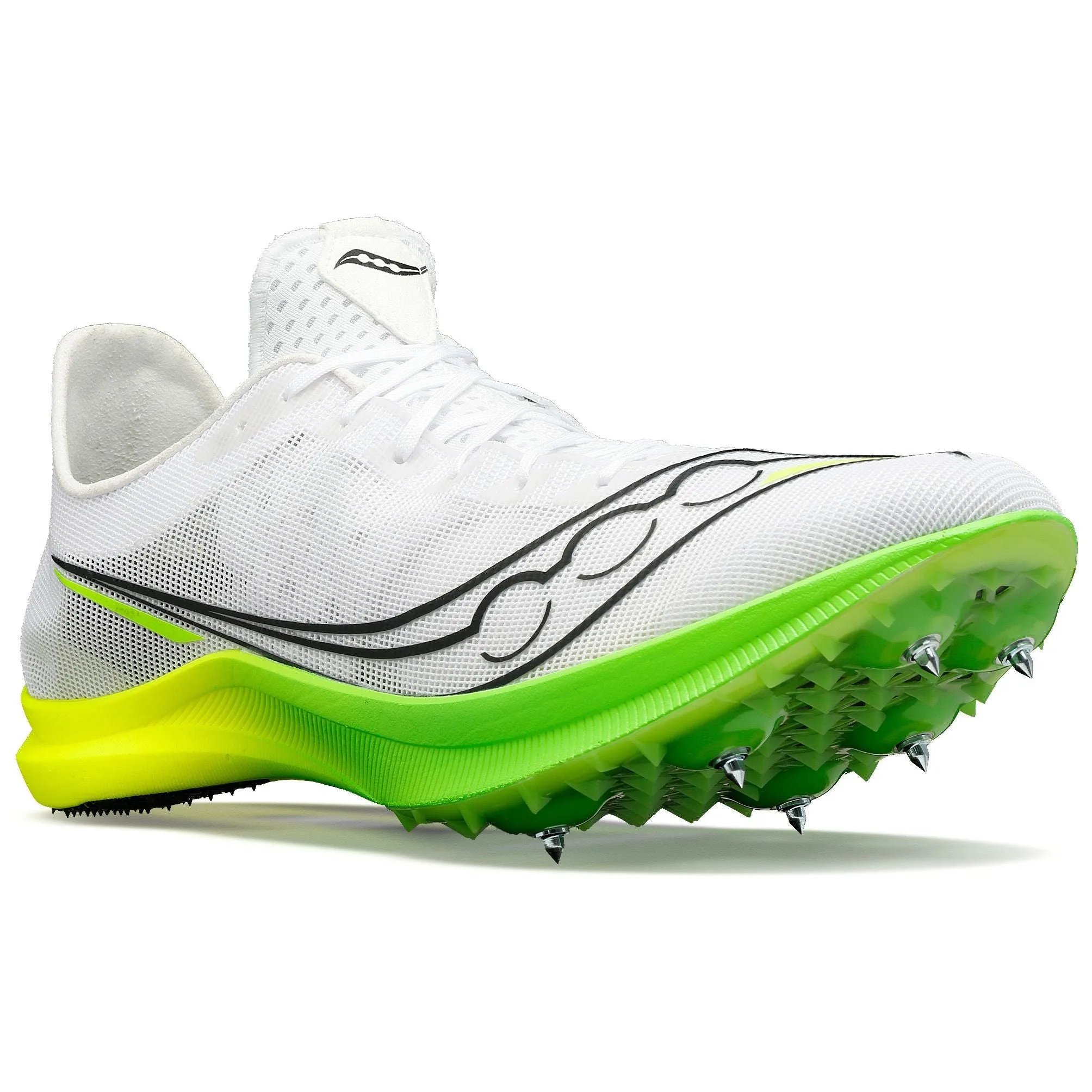 Saucony Saucony Endorphin Cheetah Damen Laufspikes - Weiß