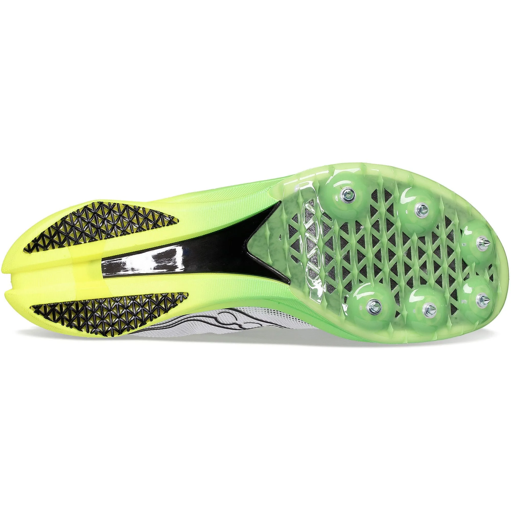 Saucony Saucony Endorphin Cheetah Damen Laufspikes - Weiß