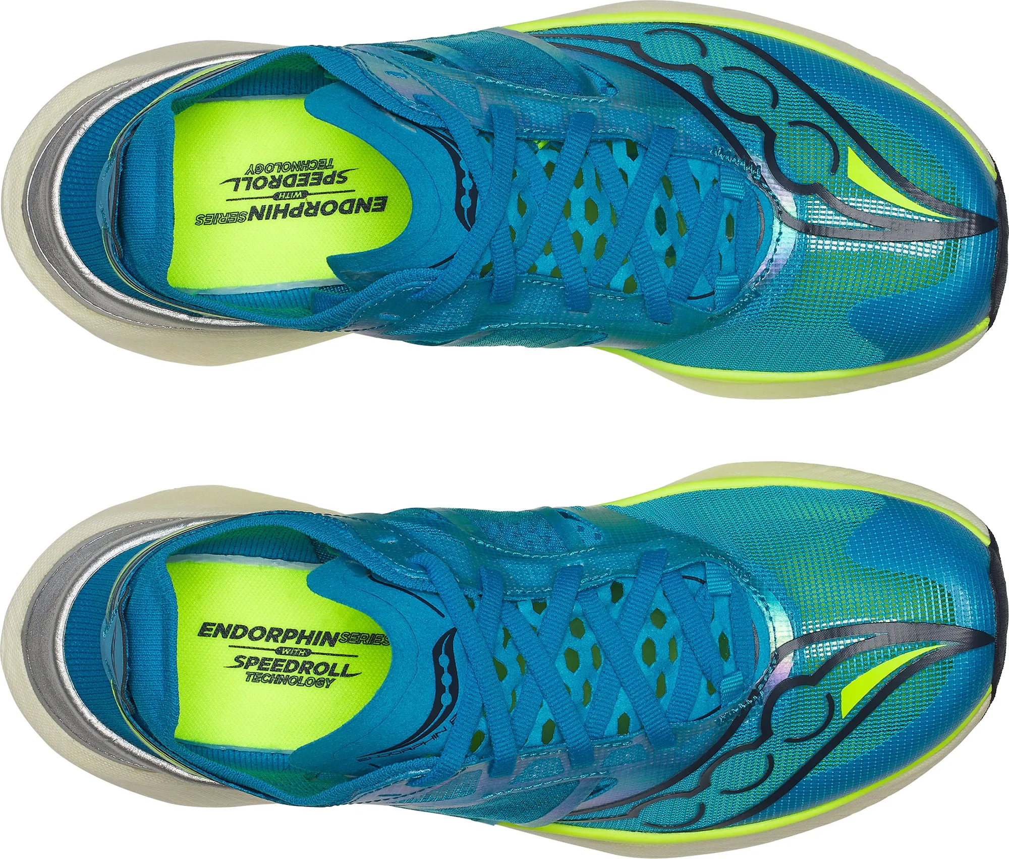 Saucony Endorphin Elite Damen Laufschuhe - Blau