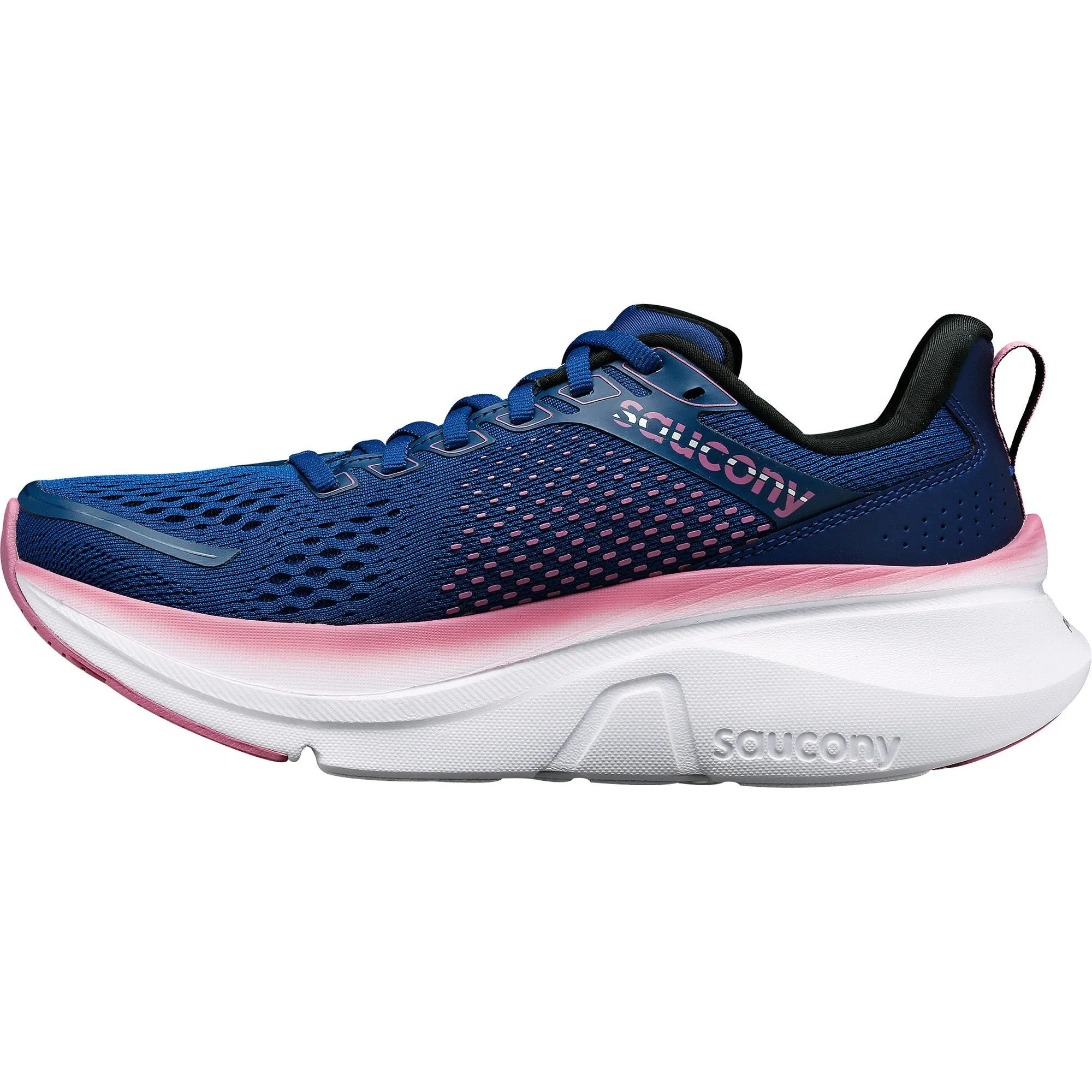 Schuhe Saucony Saucony Guide 17 WEITE PASSFORM Damen Laufschuhe - Marine