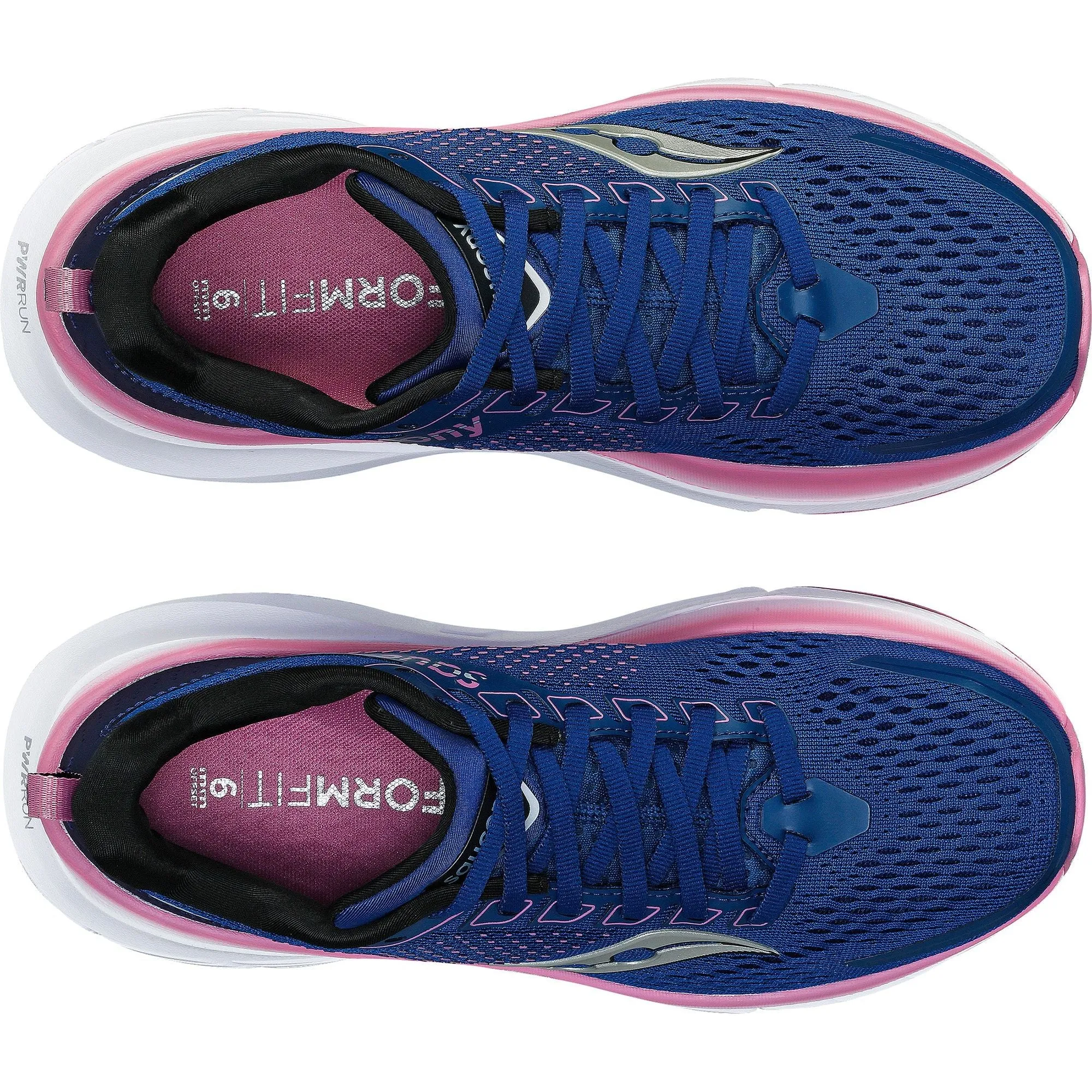 Schuhe Saucony Saucony Guide 17 WEITE PASSFORM Damen Laufschuhe - Marine
