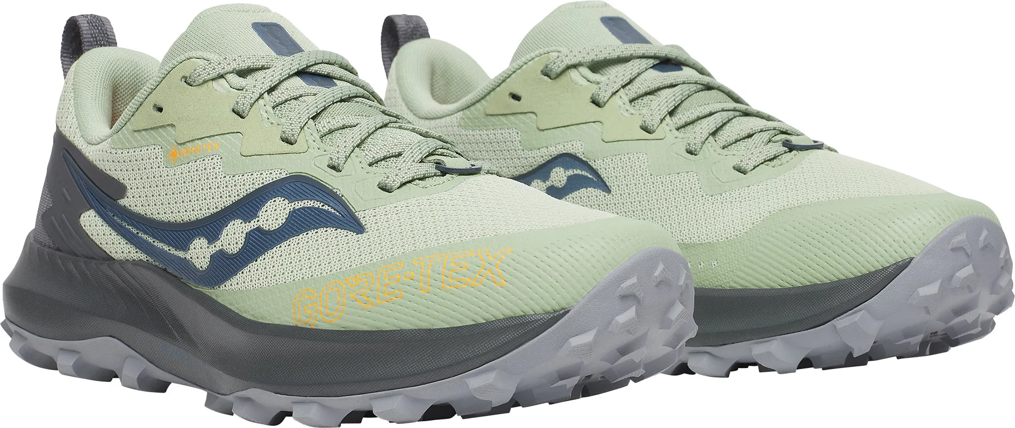 Saucony Saucony Peregrine 14 GORE-TEX Damen Trailrunning-Schuhe - Grün