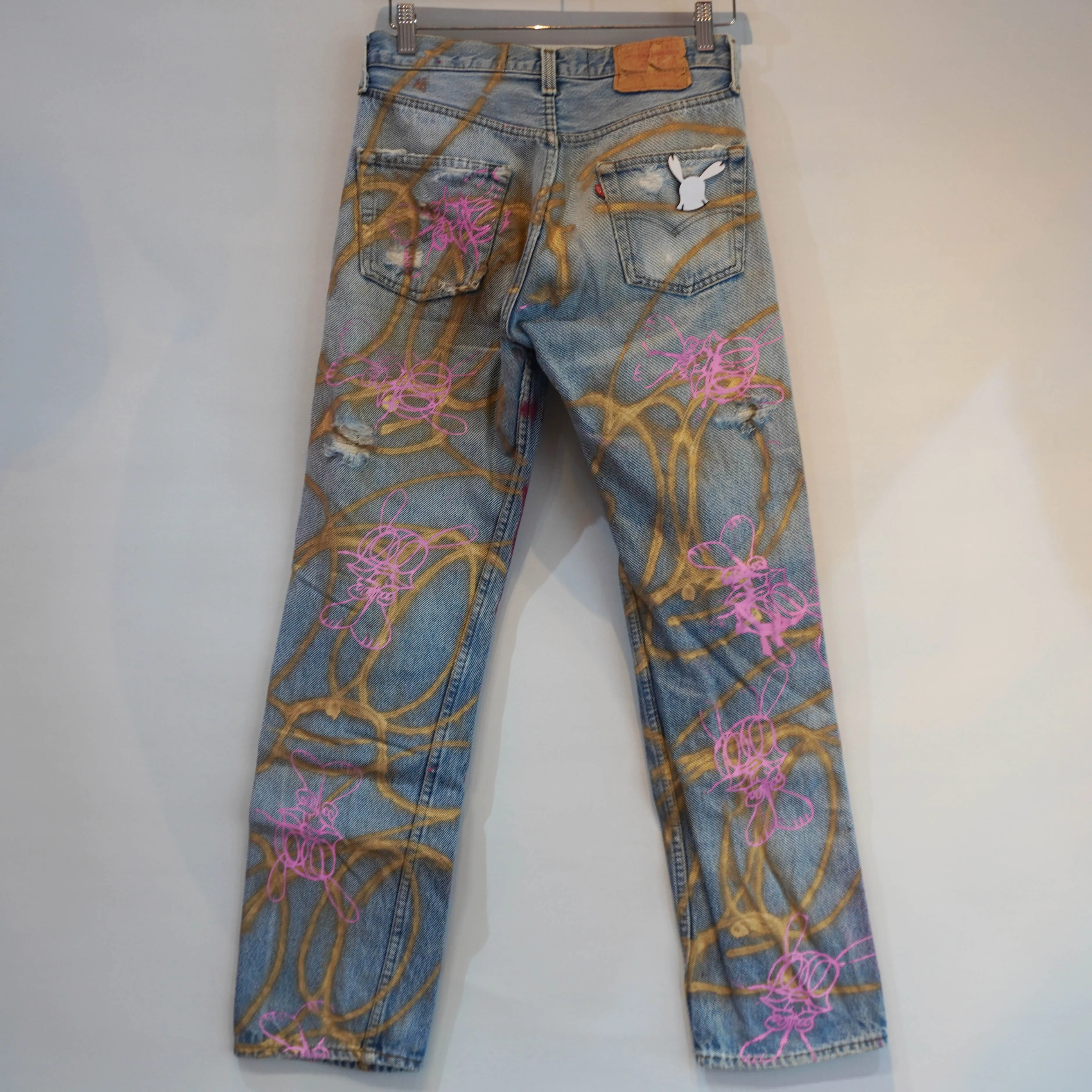 SKOLOCT BEMALTE JEANS-27