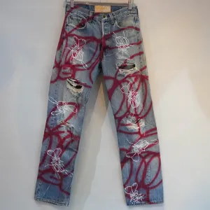 SKOLOCT BEMALTE JEANS-27