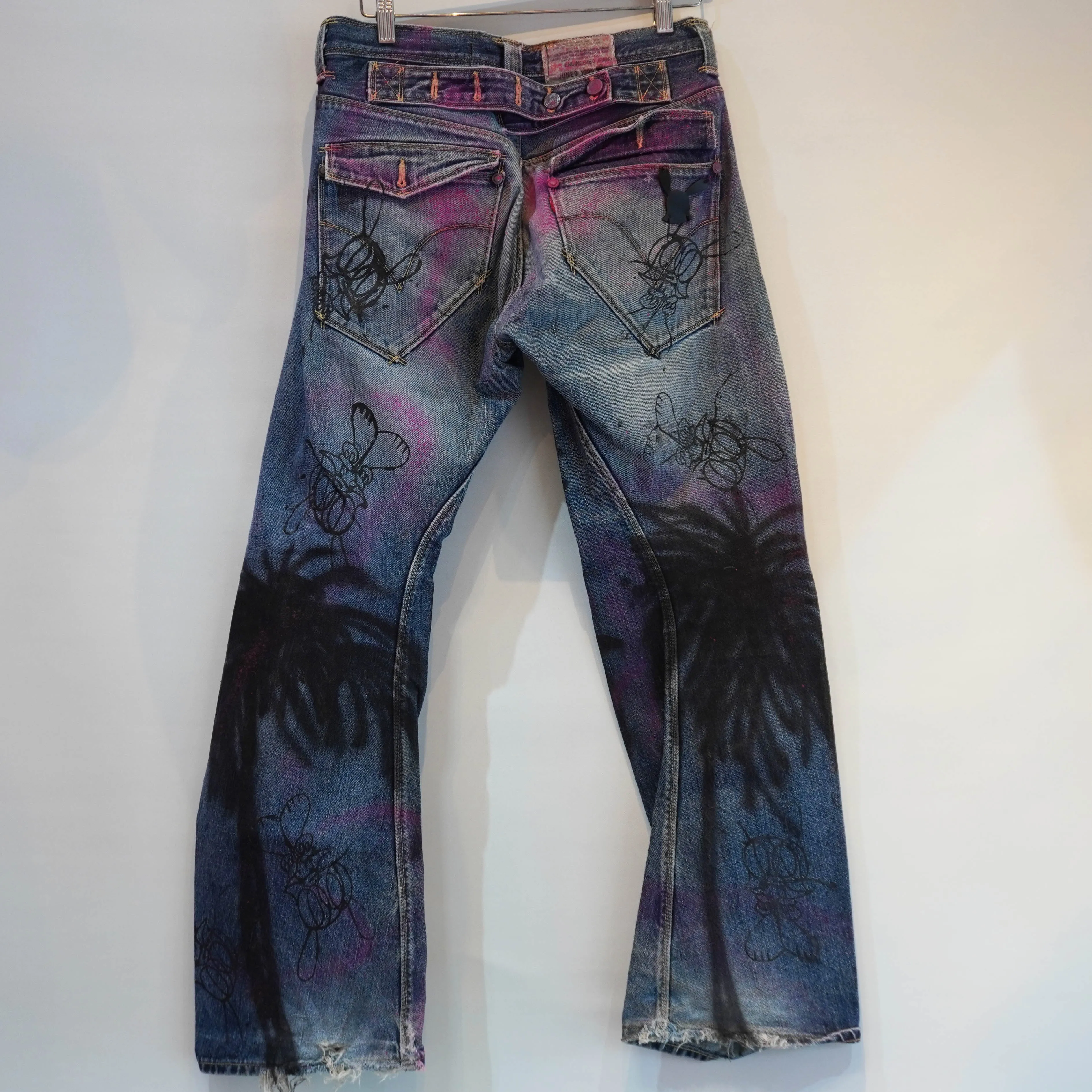 SKOLOCT BEMALTE JEANS-32
