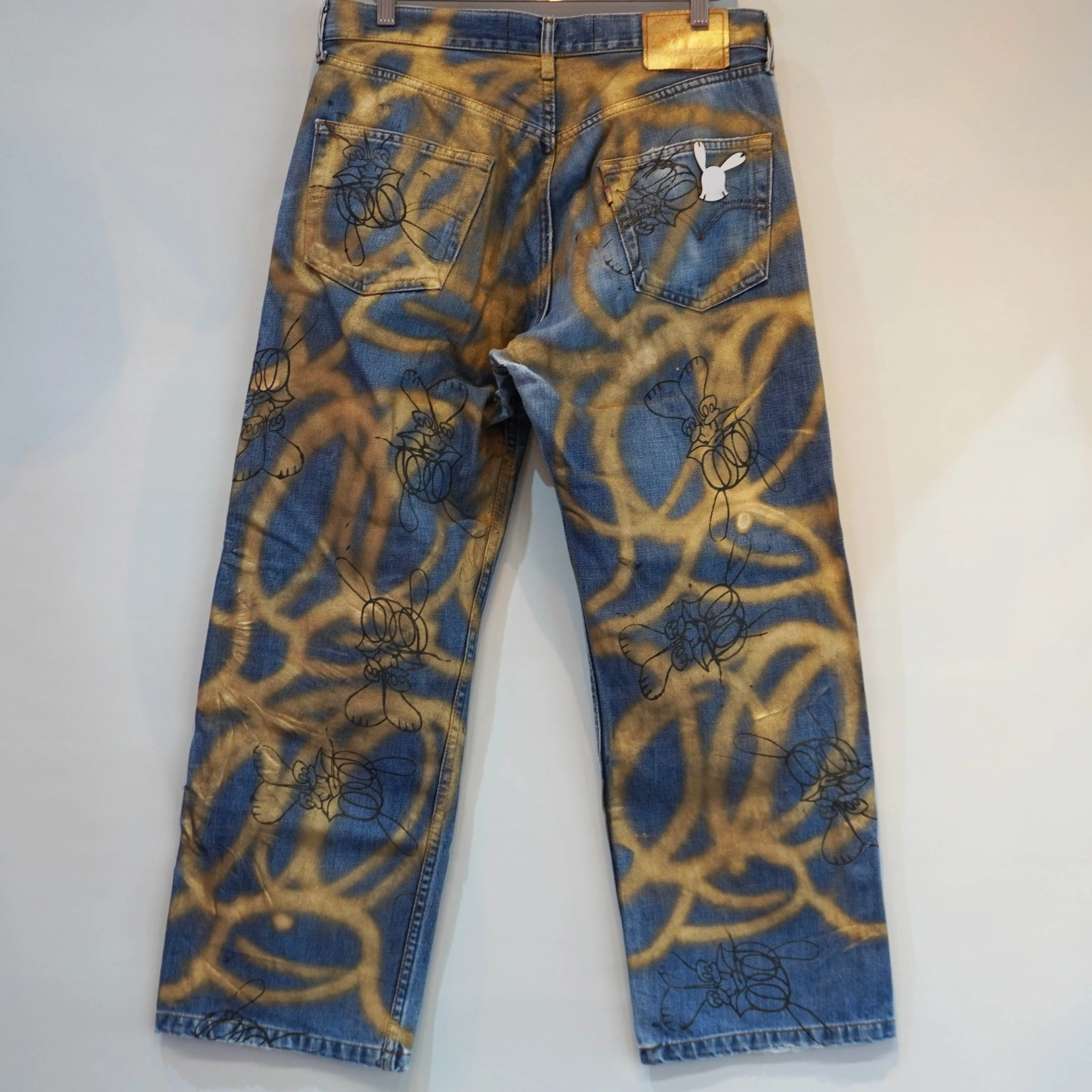 SKOLOCT BEMALTE JEANS-34