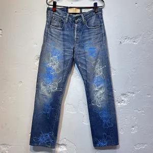 SKOLOCT BEDRUCKTE JEANS