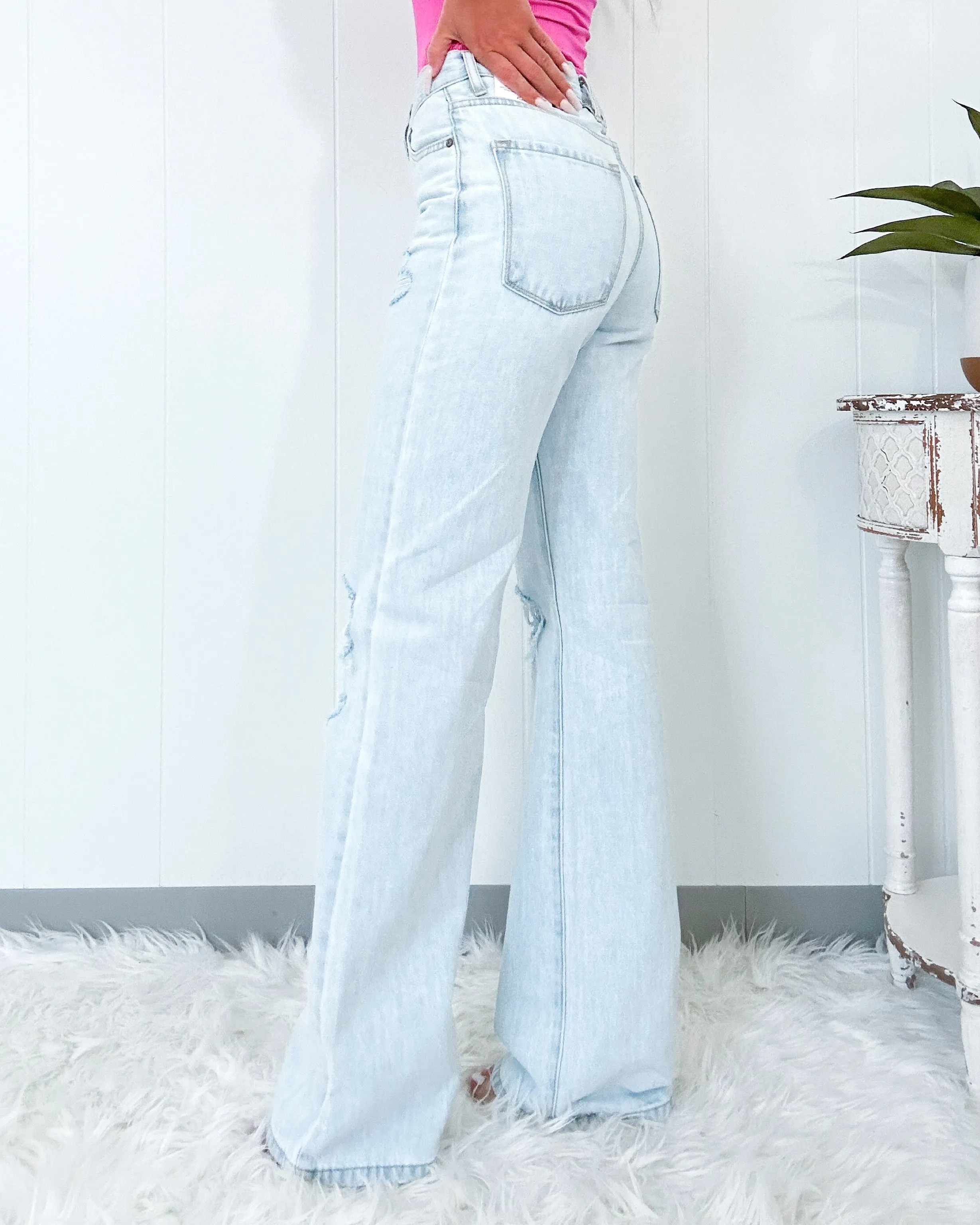 Slater 90's Weite Schlagjeans - Hell