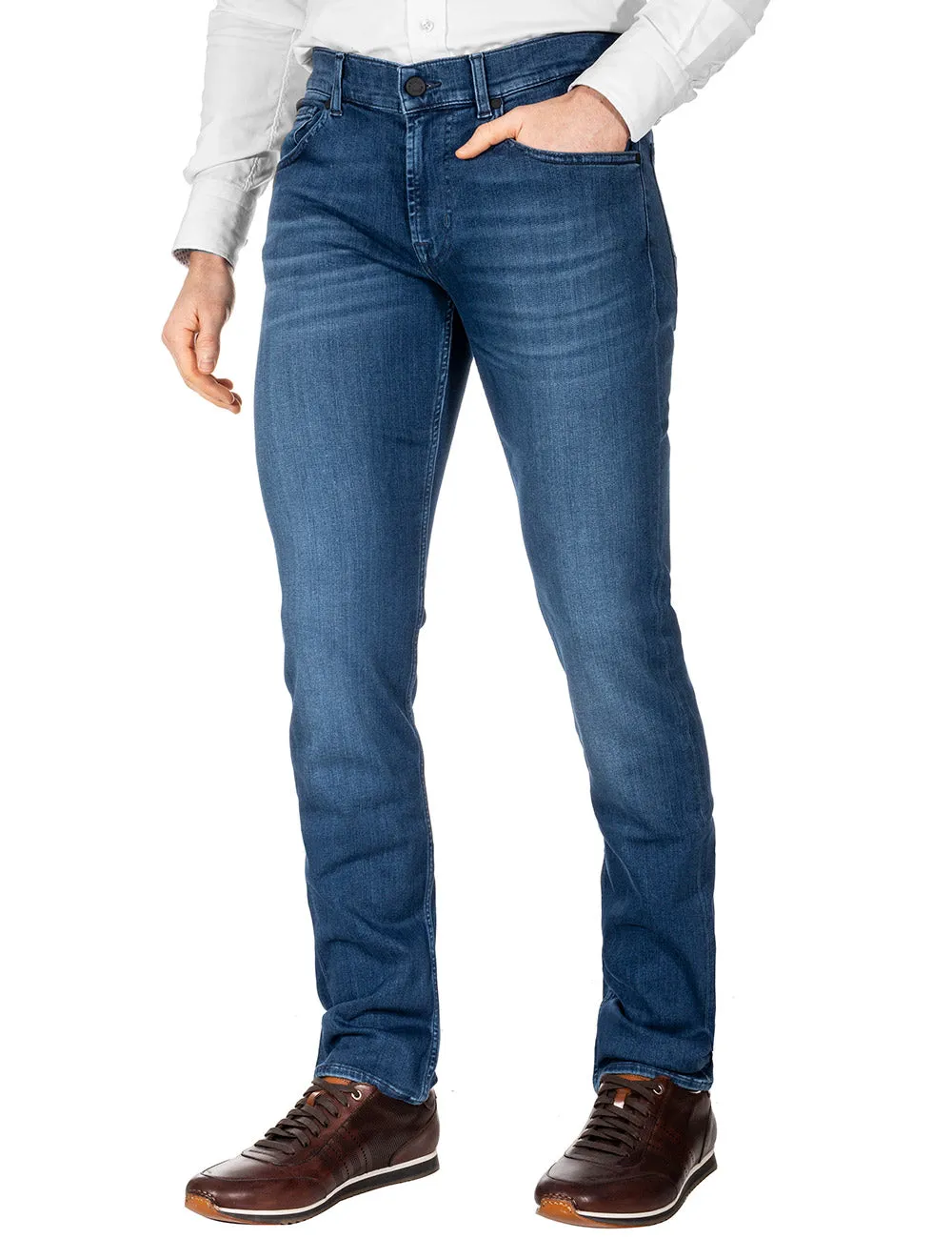 Slimmy Lux Performance Plus Jeans Blau