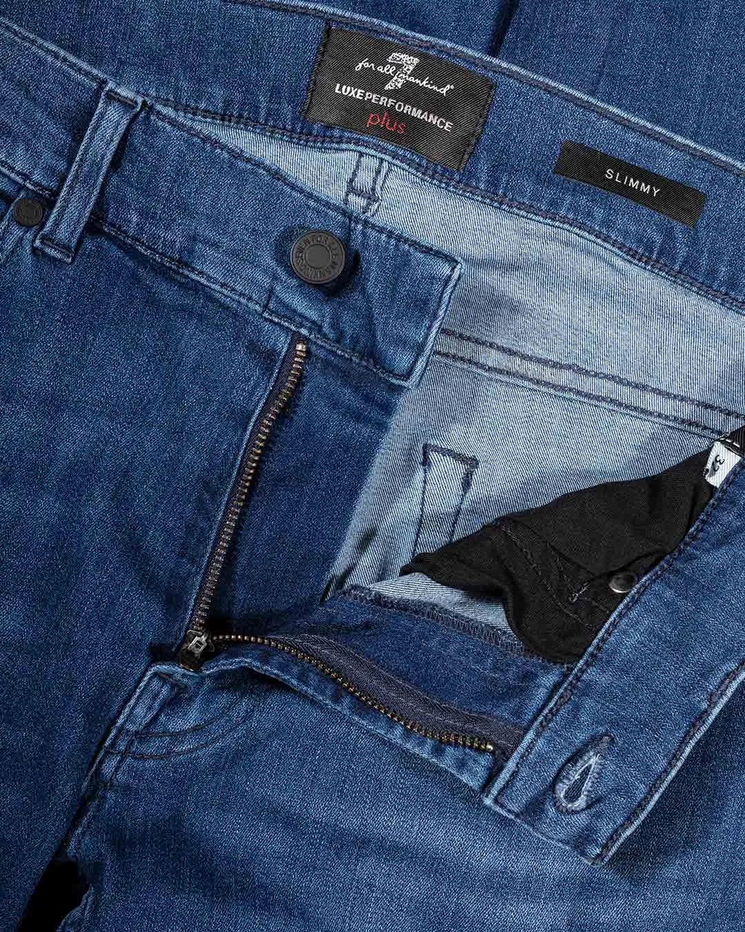 Slimmy Lux Performance Plus Jeans Blau