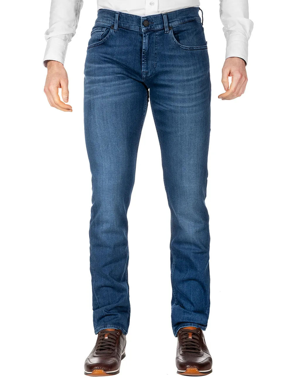 Slimmy Lux Performance Plus Jeans Blau