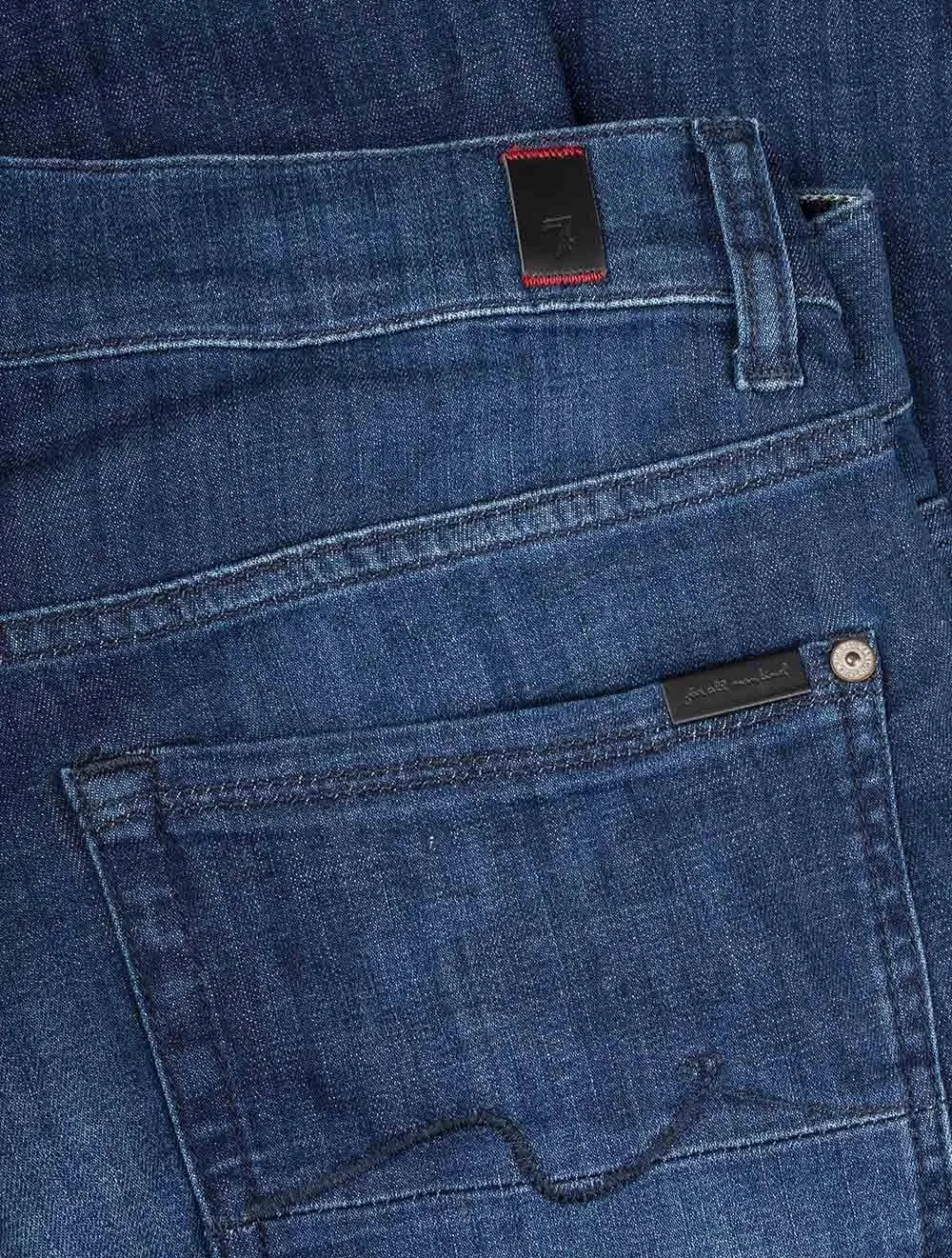 Slimmy | Gewichtslose Washed Denim Jeans Blau