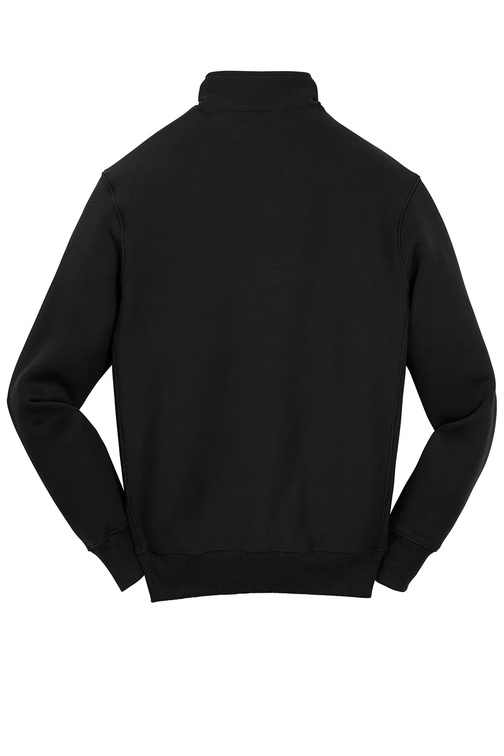Sport-Tek Herren Fleece 1/4 Zip Sweatshirt - Schwarz