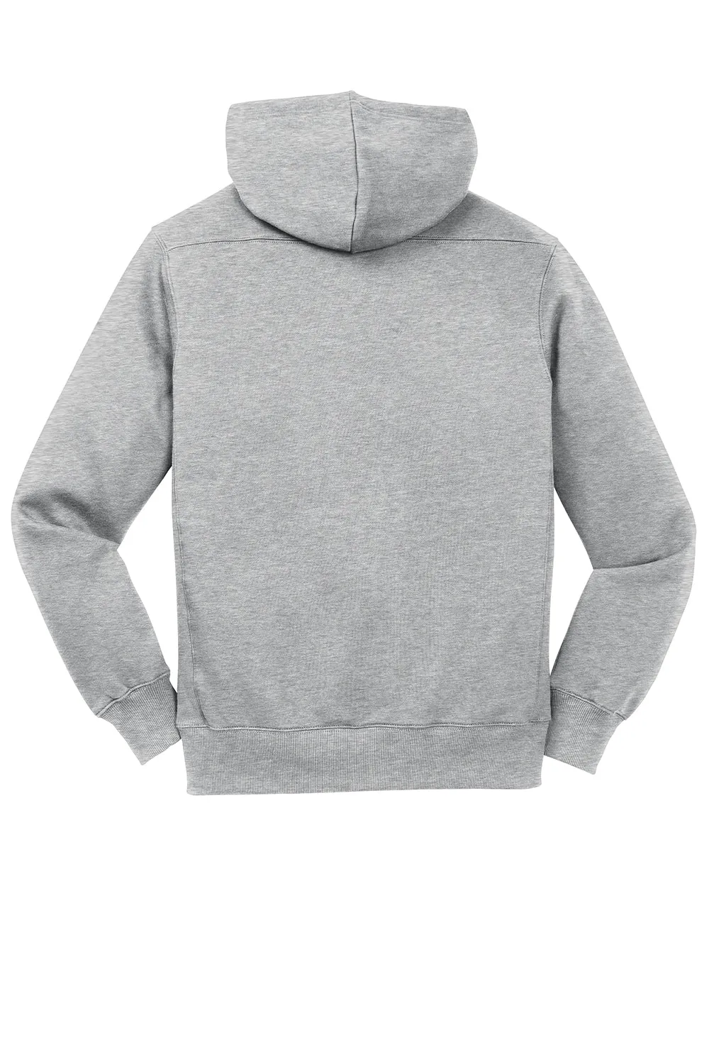 Sport-Tek Herren Kapuzenpullover mit Schnürung und Kangaroo-Tasche - Heather Grau