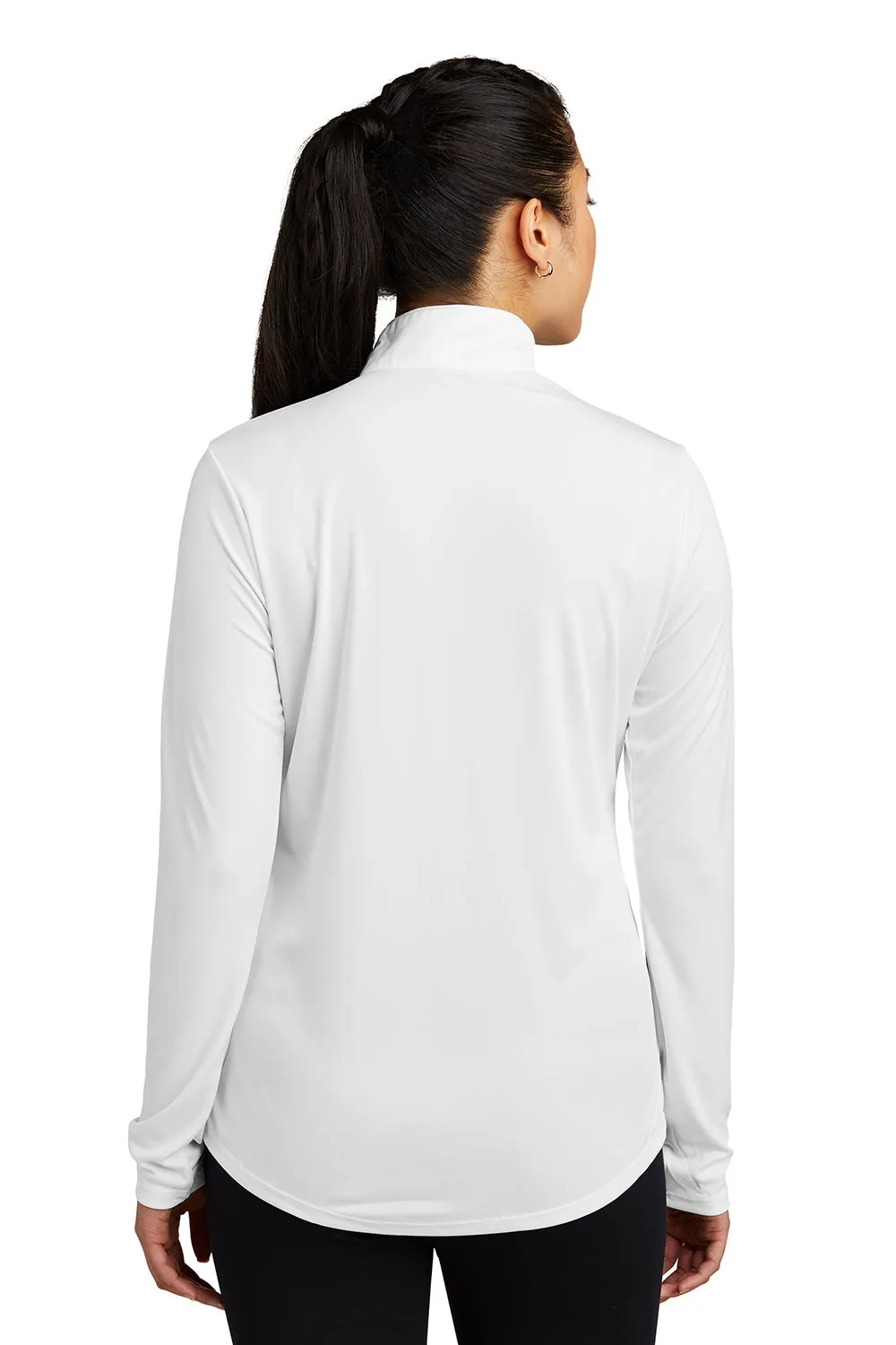 Sport-Tek Damen Competitor Feuchtigkeitstransportierendes 1/4-Zip Sweatshirt - Weiß