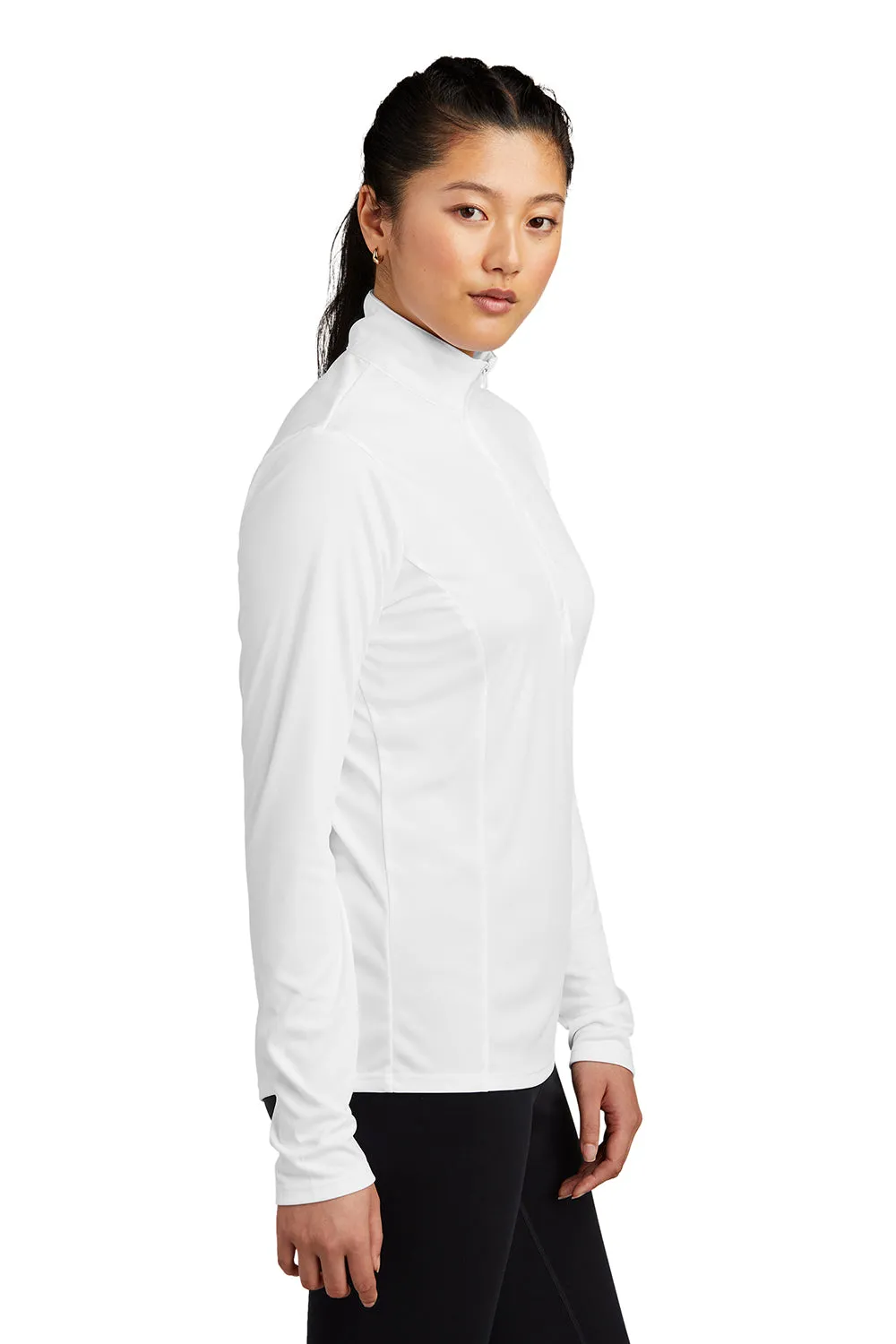 Sport-Tek Damen Competitor Feuchtigkeitstransportierendes 1/4-Zip Sweatshirt - Weiß