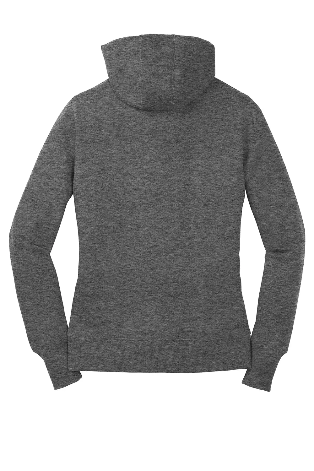 Sport-Tek Damen Fleece Kapuzenpullover mit Anti-Schrumpf-Funktion und Kangaroo-Tasche - Heather Vintage Grau