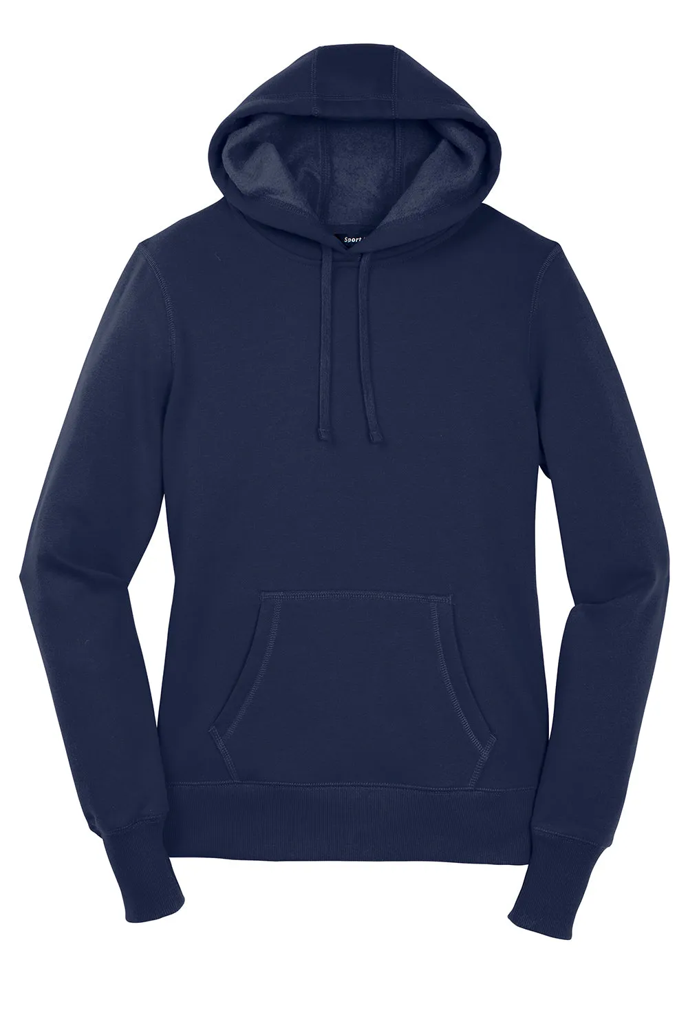 Sport-Tek Damen Fleece Kapuzenpullover mit Anti-Schrumpf-Funktion und Kangaroo-Tasche - Echt Marineblau