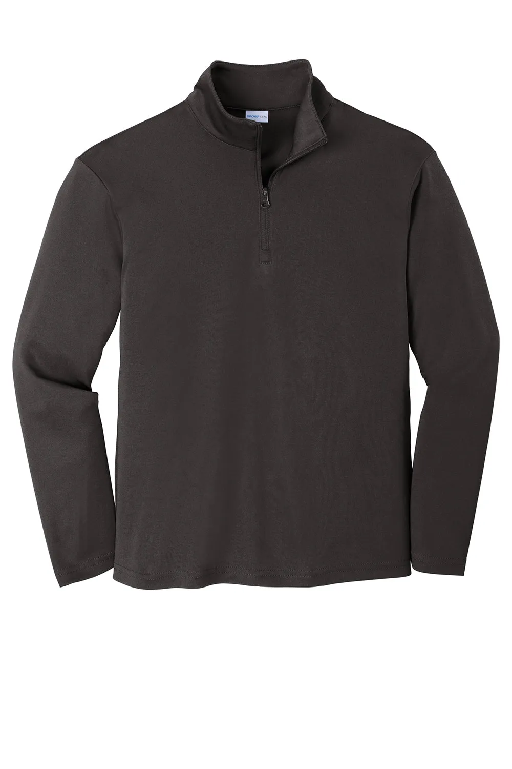 Sport-Tek Jugend Competitor Feuchtigkeitstransportierendes 1/4-Zip Sweatshirt - Eisengrau