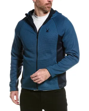 Spyder Kapuzenjacke mit durchgehendem Reißverschluss