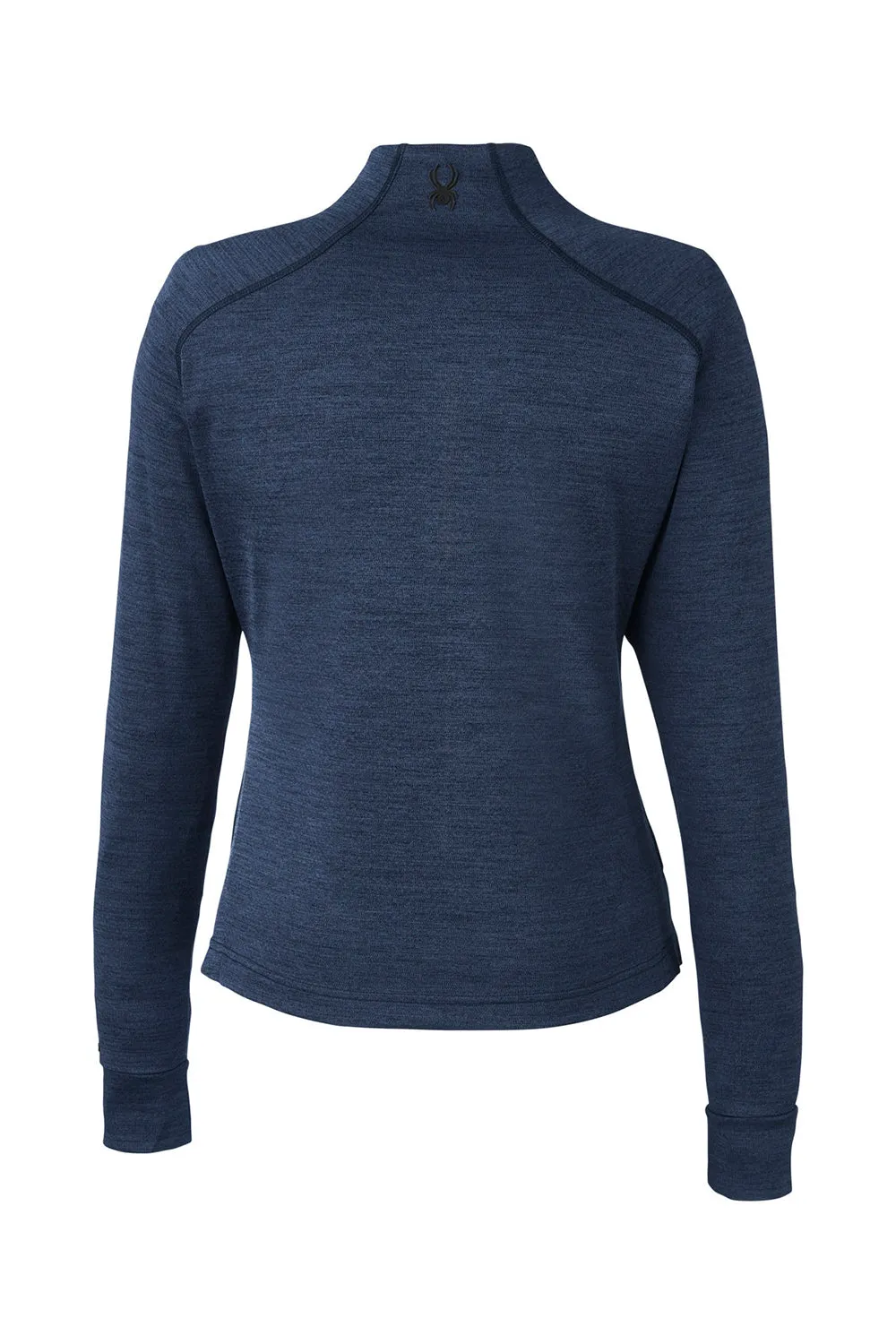 Spyder Damen Mission 1/4-Zip Sweatshirt mit Taschen - Frontier Blue