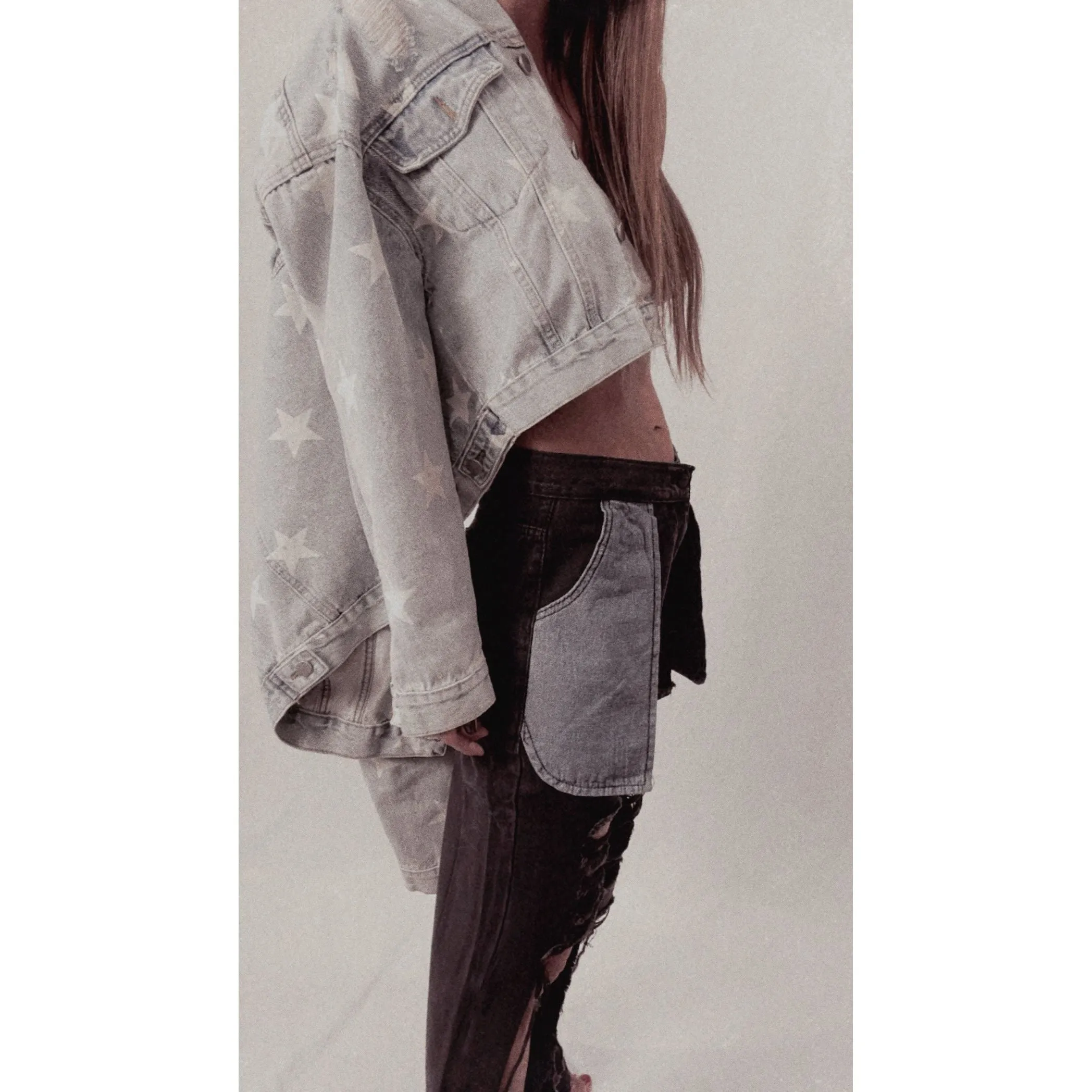 Stars Denim Jacke