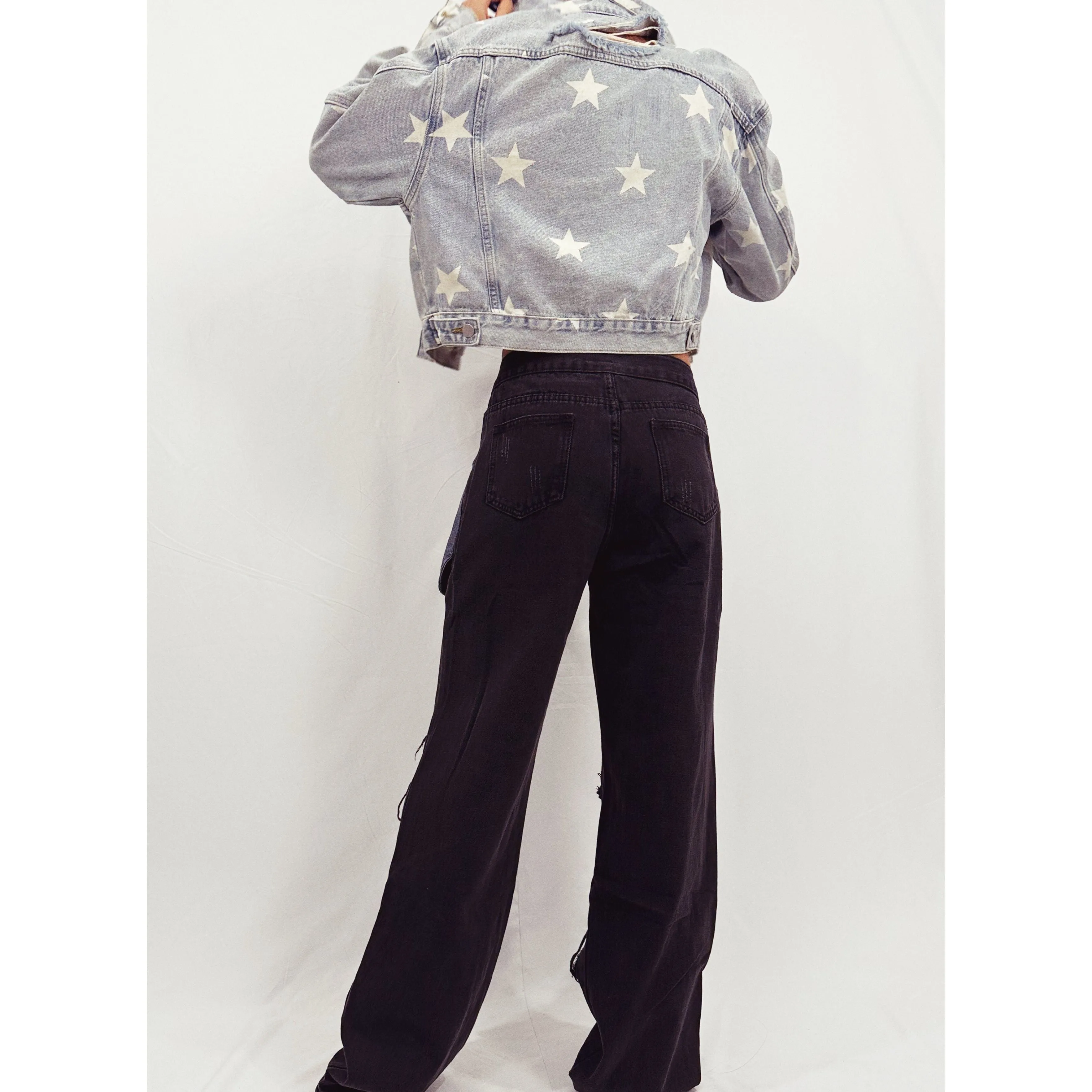 Stars Denim Jacke