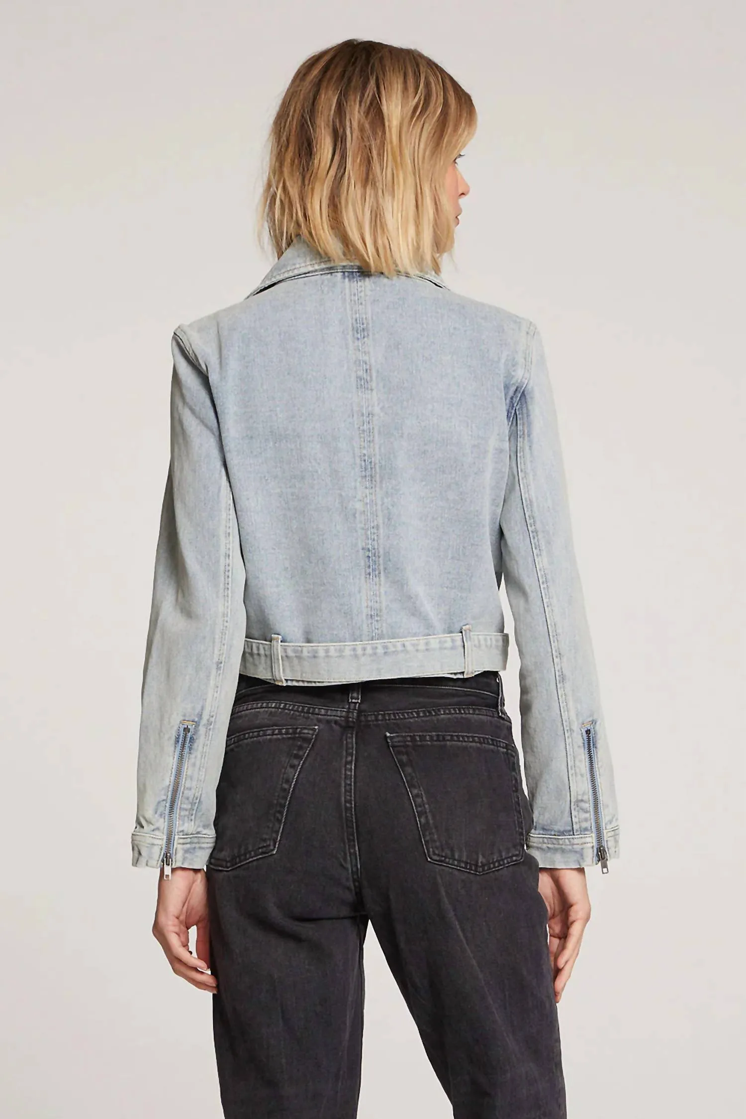 Stella Jacke In Stonewash Denim