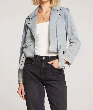 Stella Jacke In Stonewash Denim